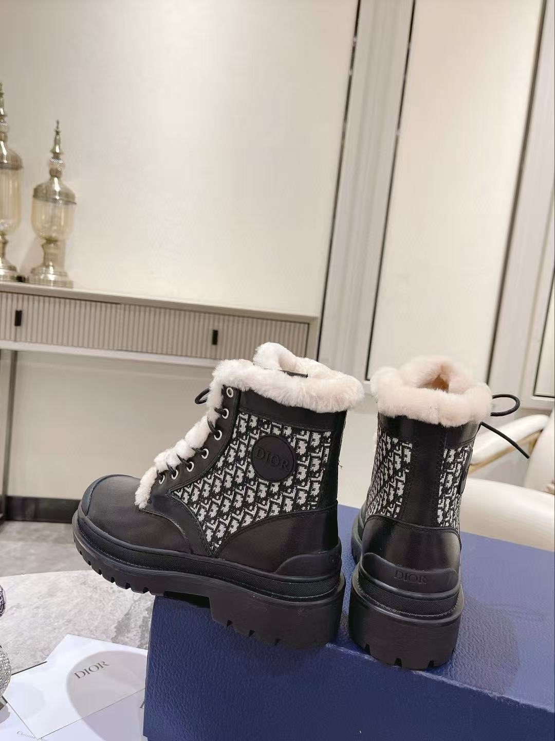 DIOR 高品質 秋冬 ウール マーティンブーツ【50％割引+送料無料】