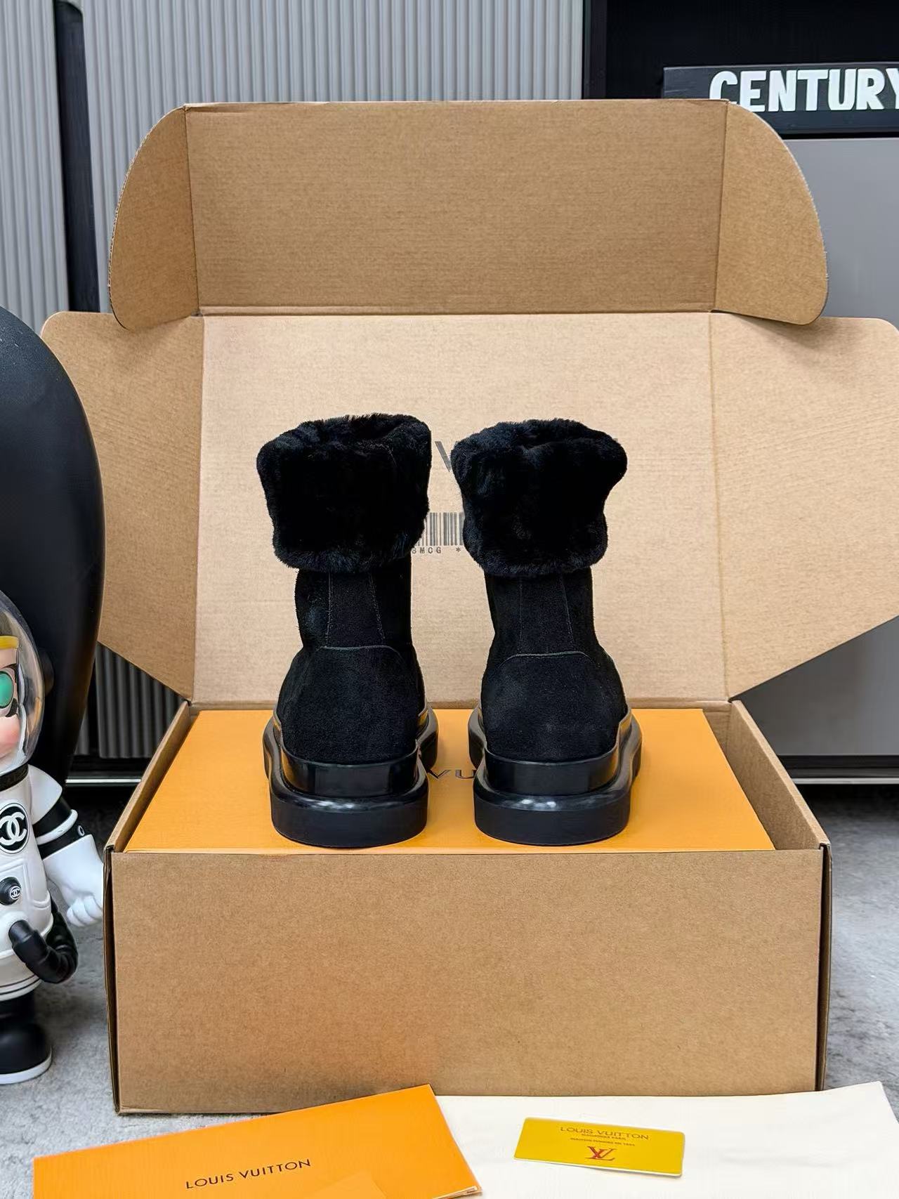 LVの高品質秋冬ウールスノーブーツ【50％割引+送料無料】