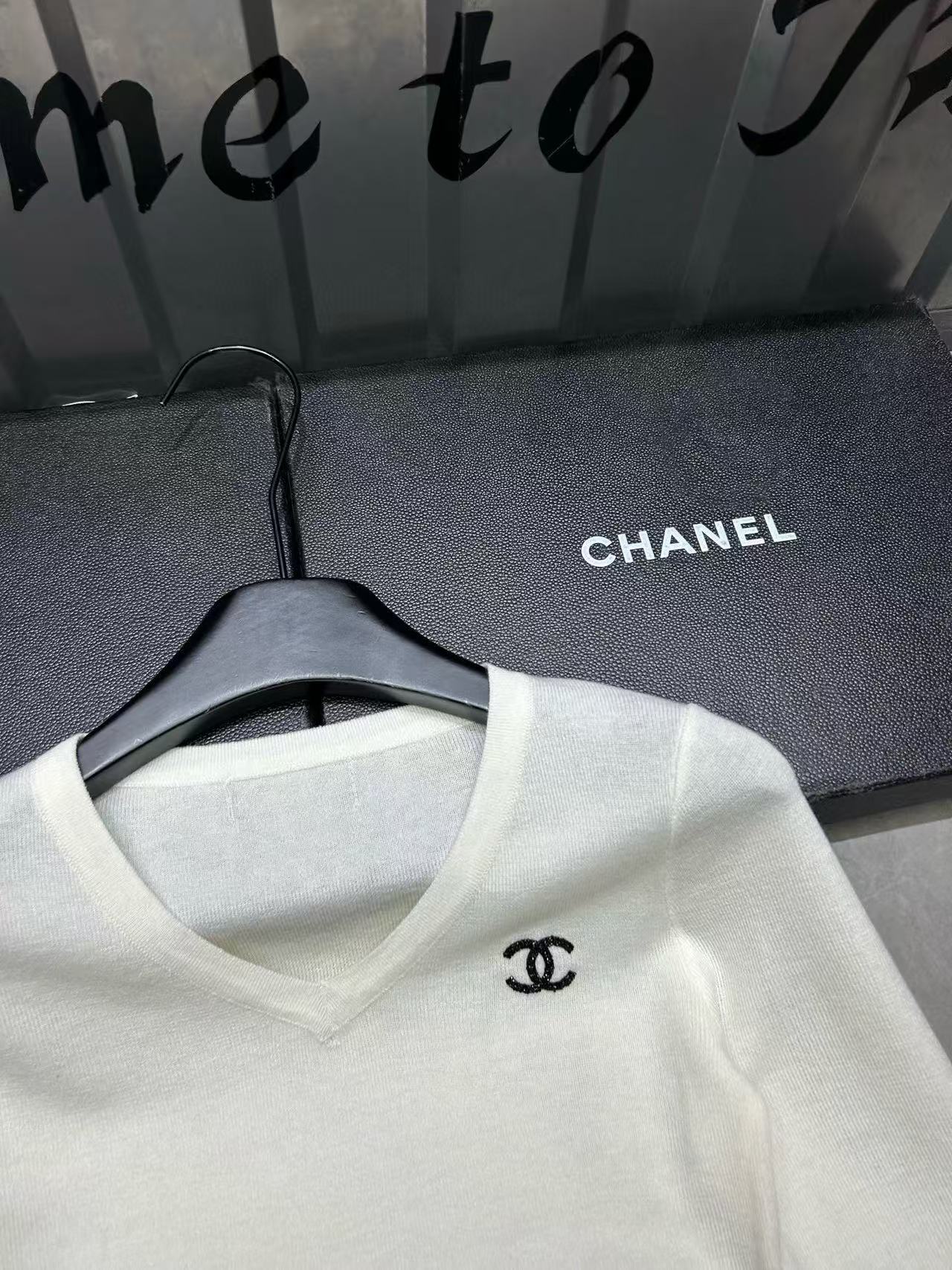 CHANE 1VネックダブルCウールトップ【50％割引+送料無料】