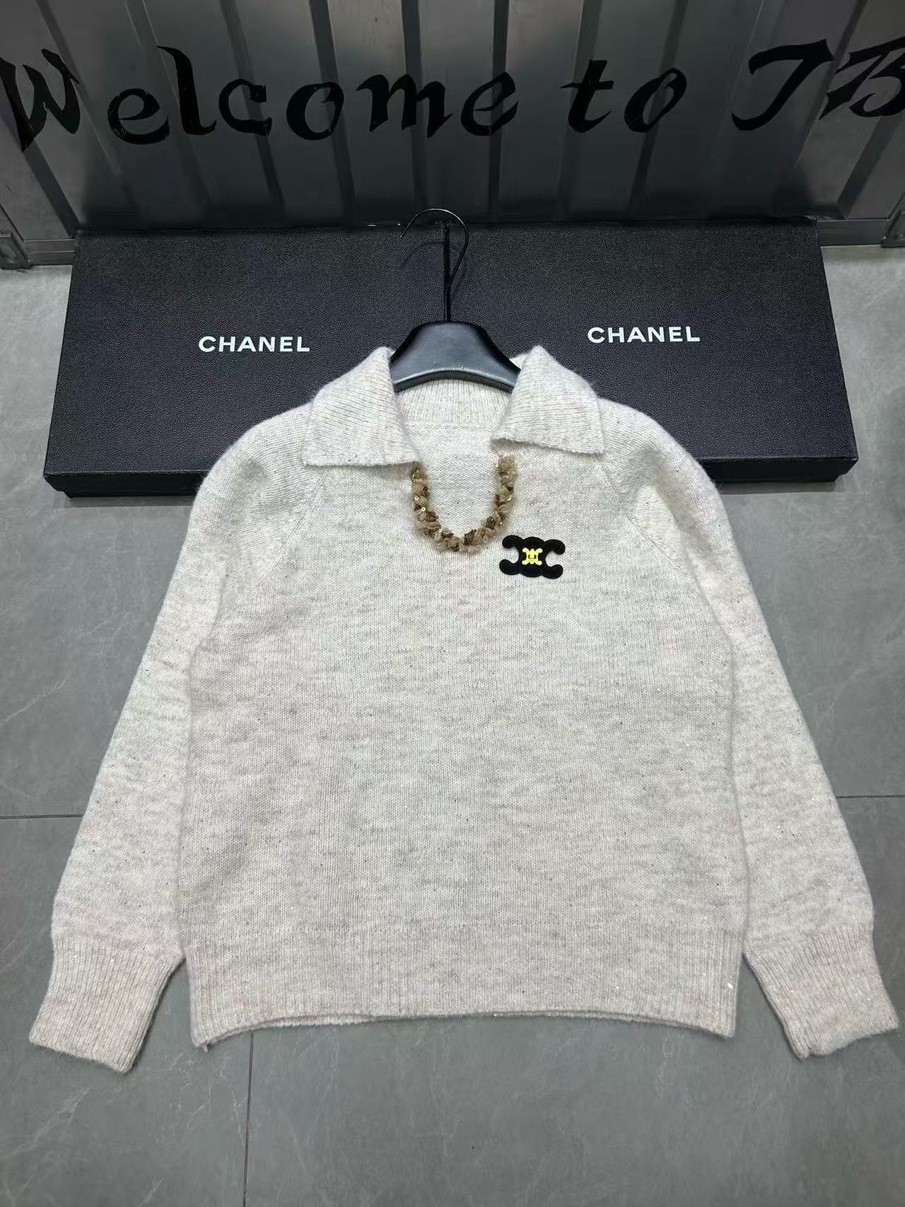 CEL1NE 凱旋門 チェーン セーター【50％割引+送料無料】