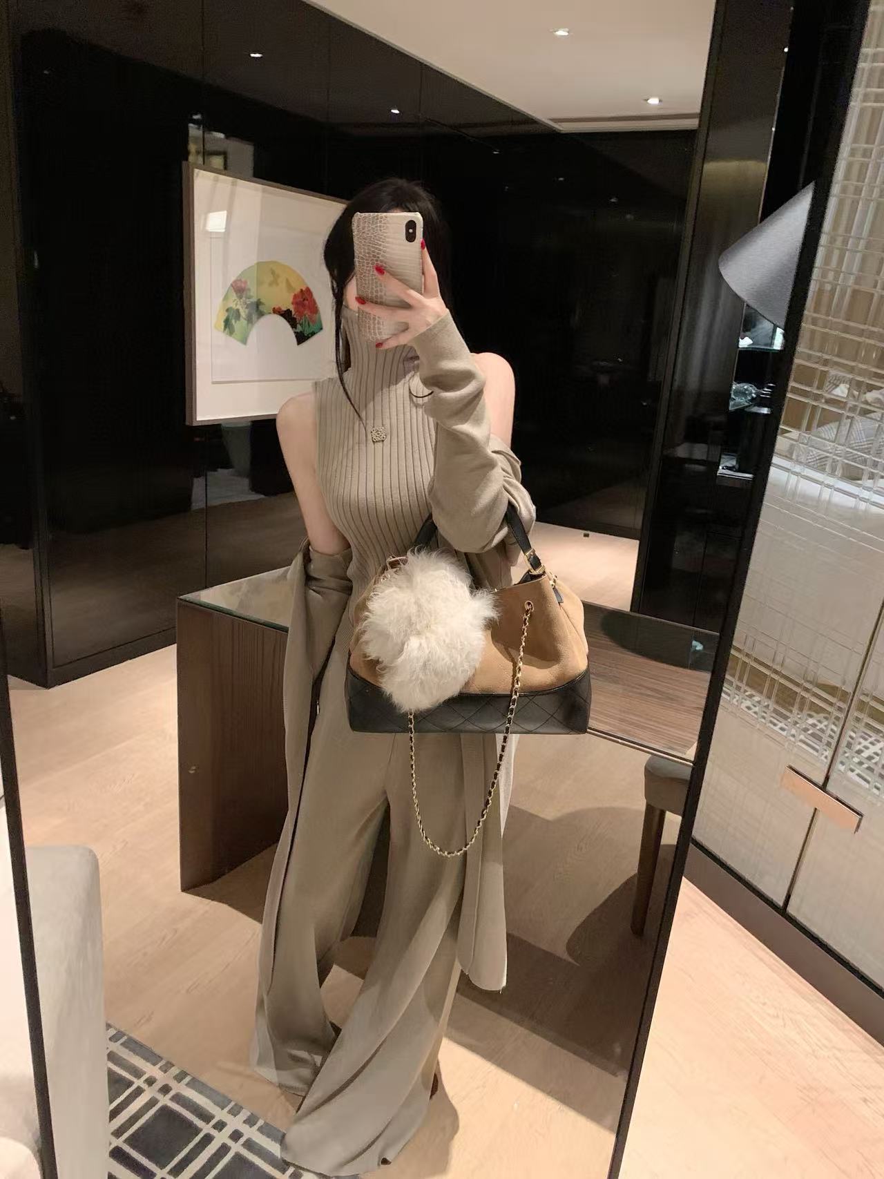 L0WEW ニットベスト + パンツ + ジャケット 3点セット【50％割引+送料無料】