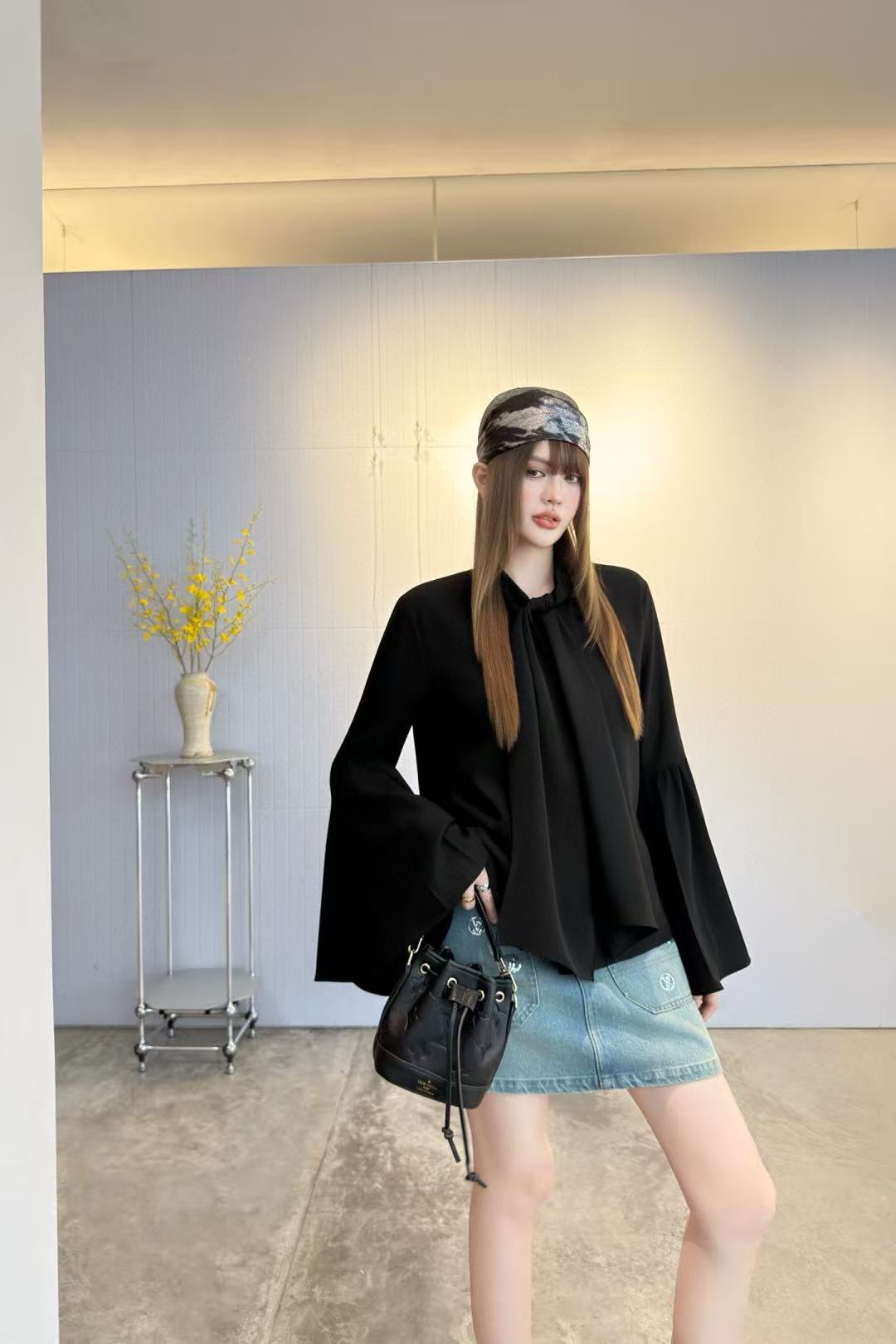 LVベルスリーブシャツ【50％割引+送料無料】