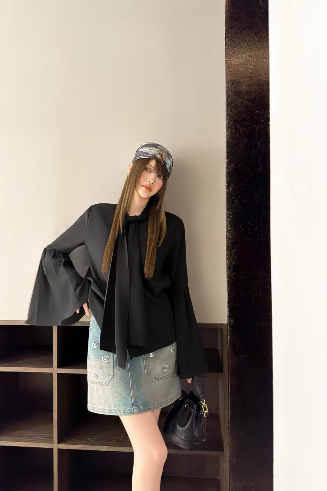 LVベルスリーブシャツ【50％割引+送料無料】