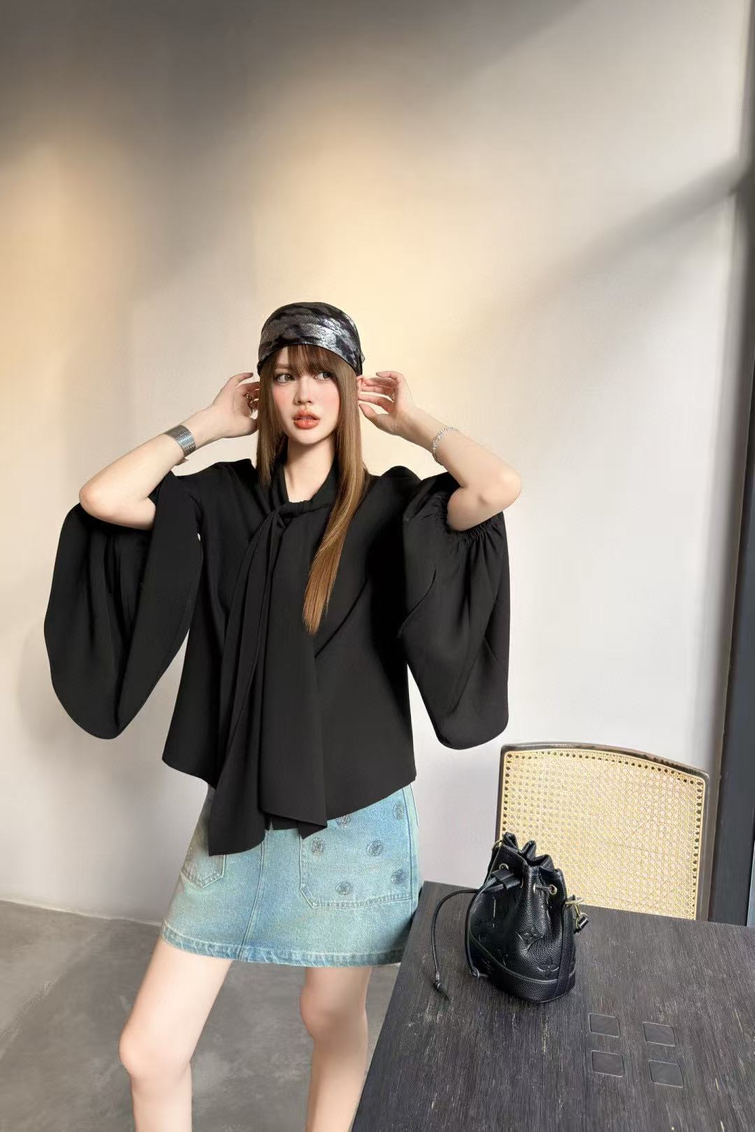 LVベルスリーブシャツ【50％割引+送料無料】