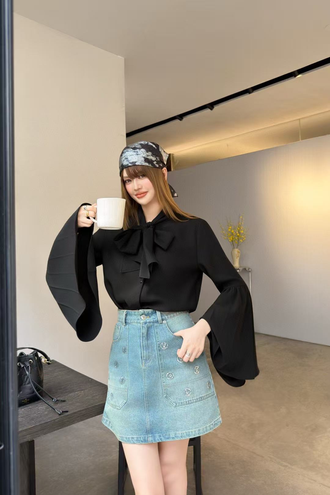 LVベルスリーブシャツ【50％割引+送料無料】