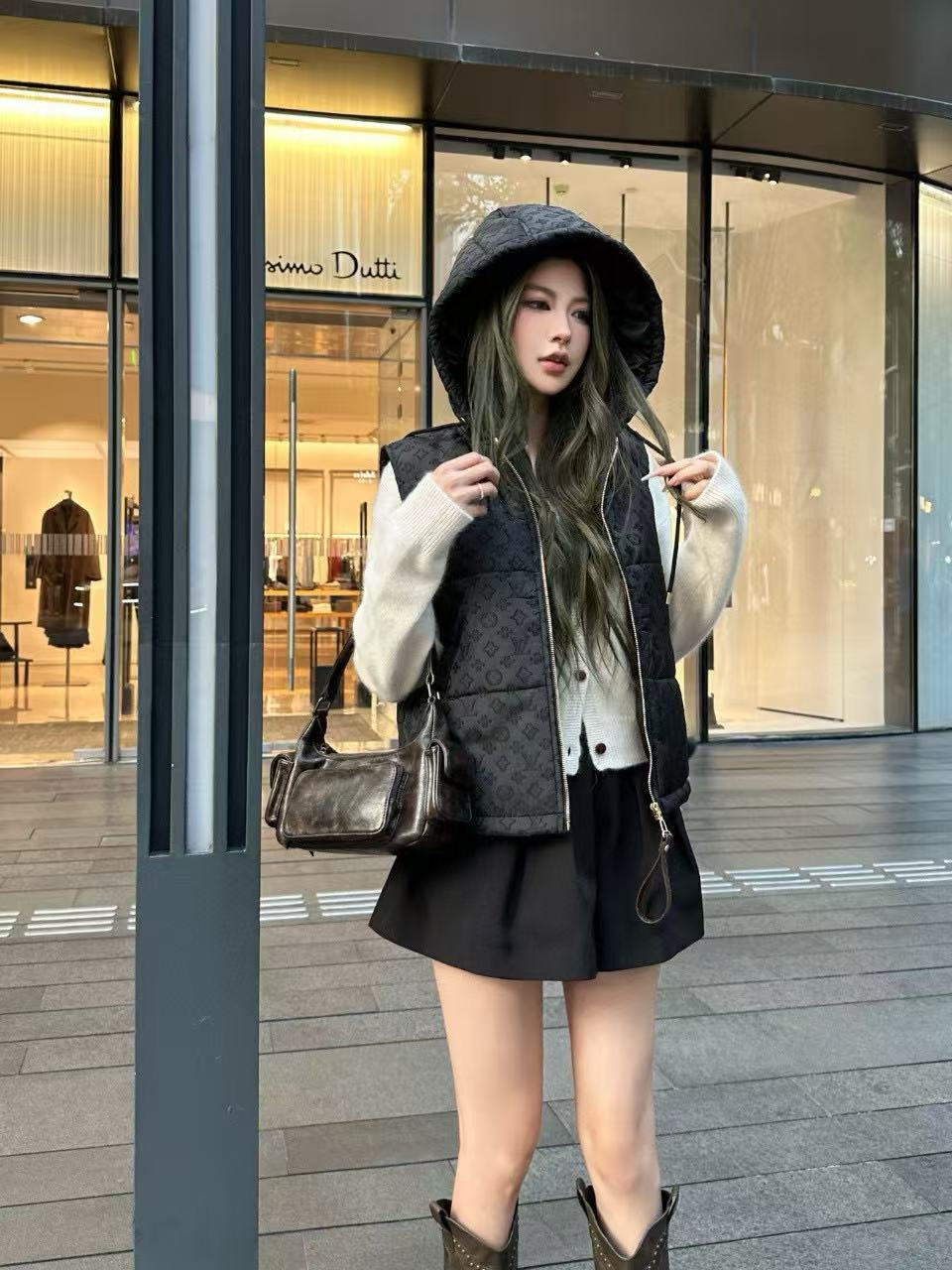 LVジャカードフードベスト【50％割引+送料無料】