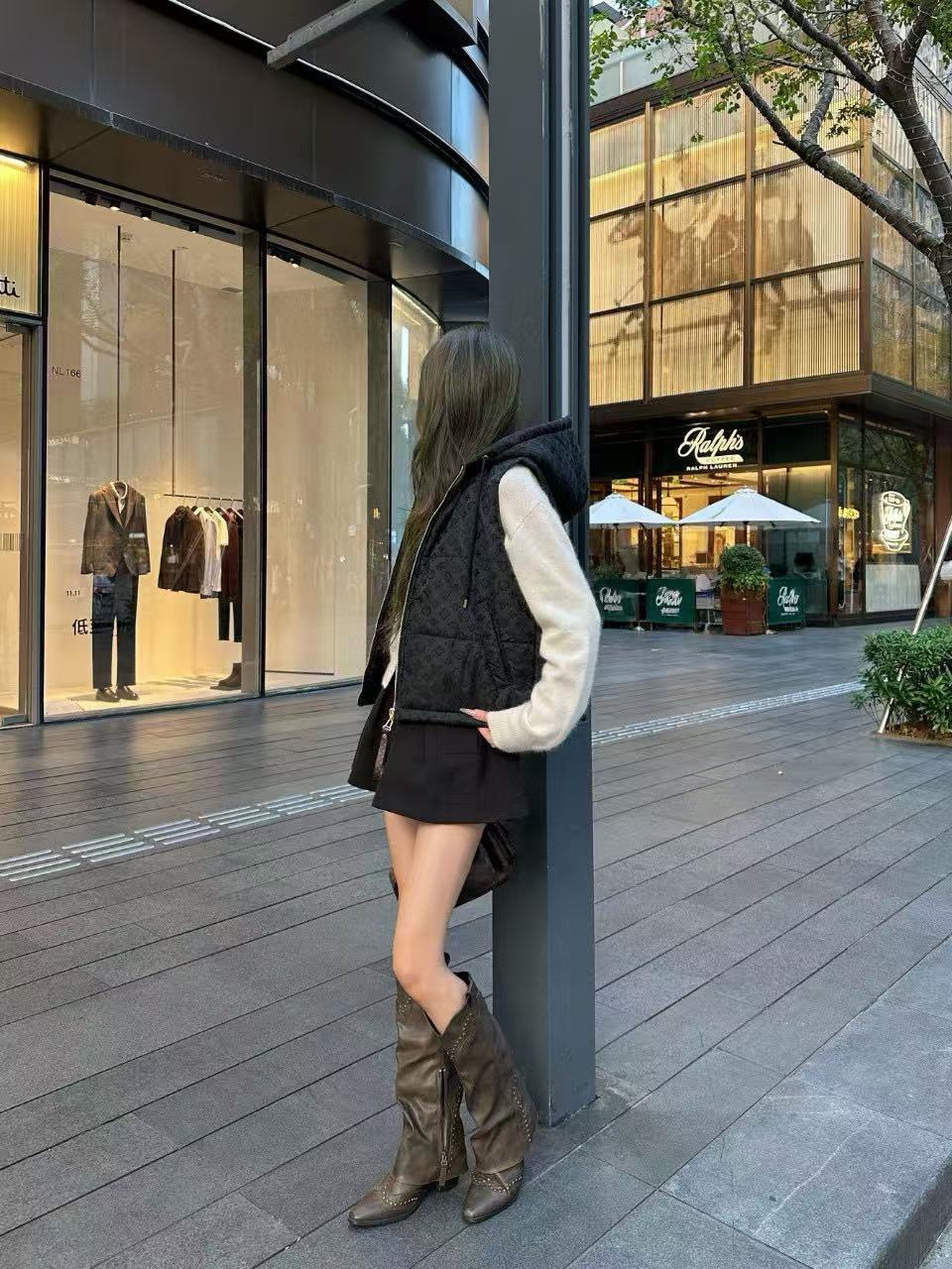 LVジャカードフードベスト【50％割引+送料無料】