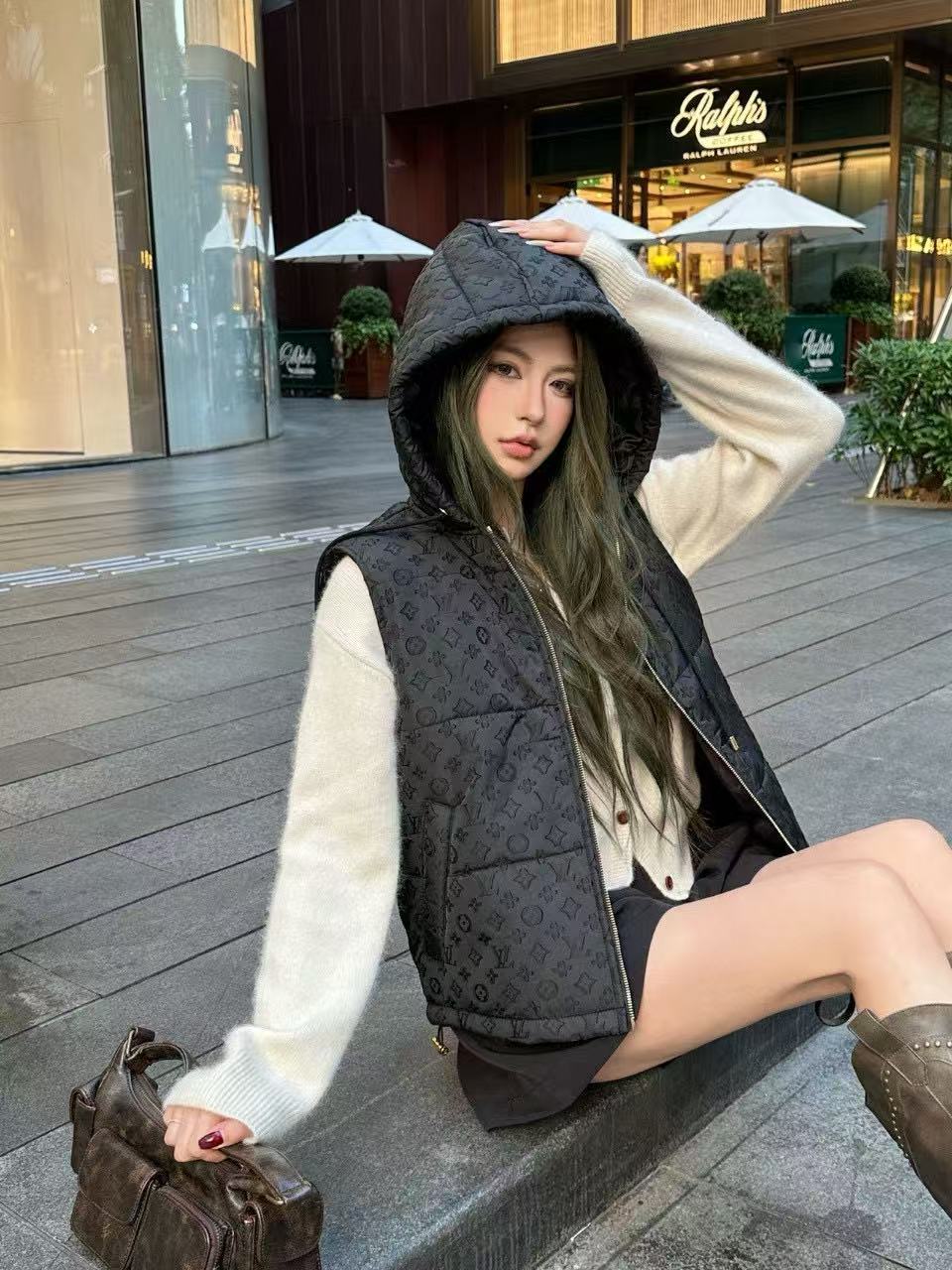 LVジャカードフードベスト【50％割引+送料無料】