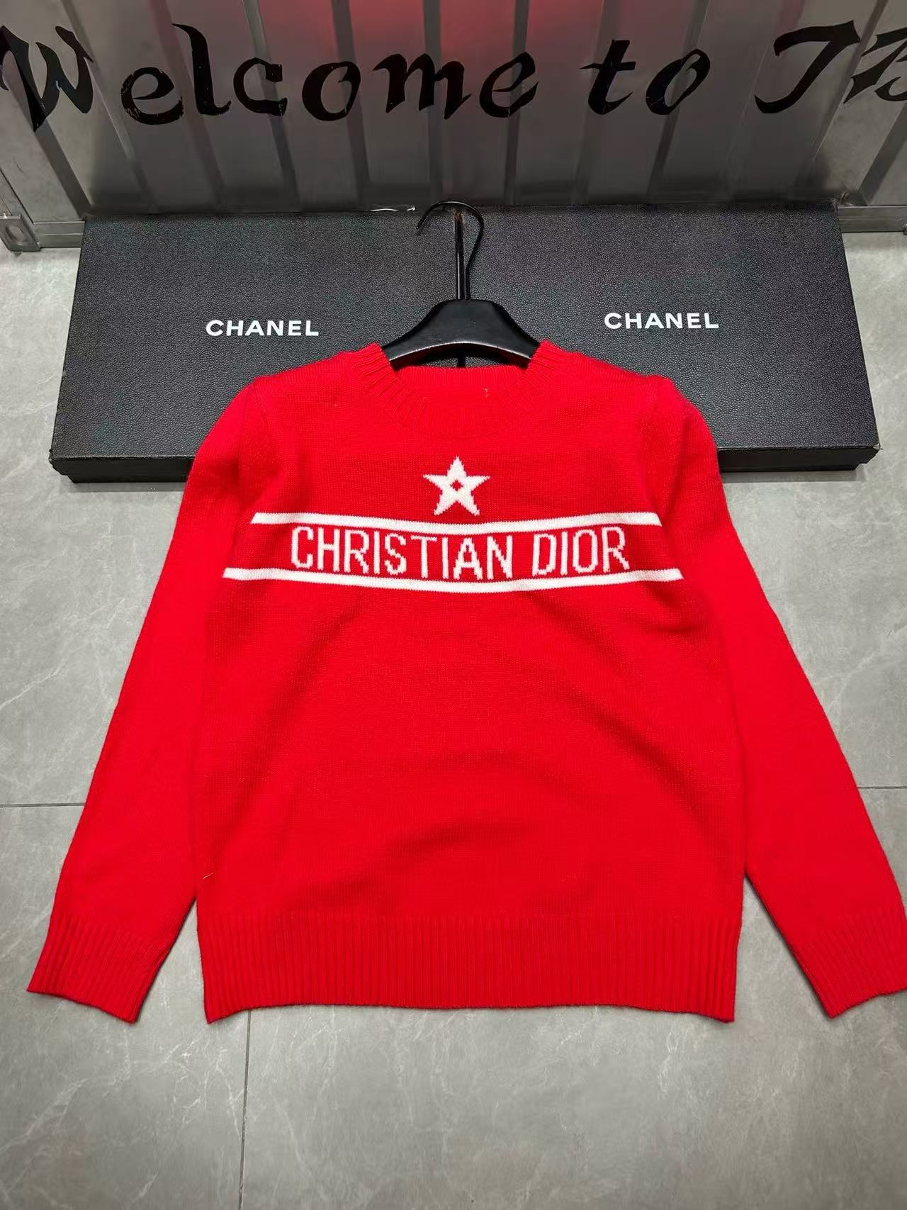 DIOR ファイブポインテッドスターレターセーター【50％割引+送料無料】