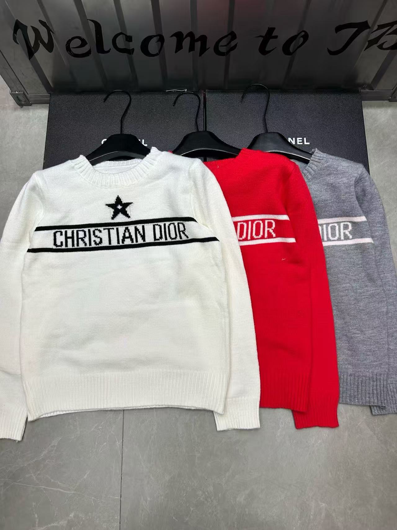 DIOR ファイブポインテッドスターレターセーター【50％割引+送料無料】