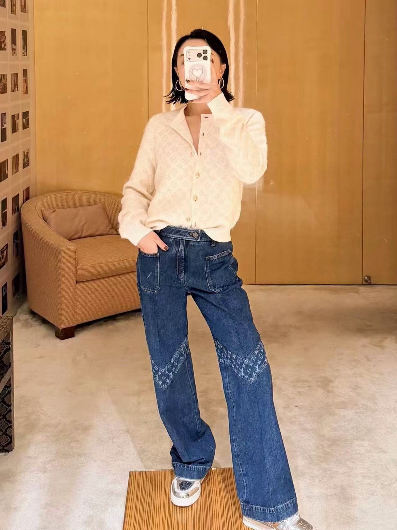 LV2ポケット ストレートレッグ ジーンズ【50％割引+送料無料】