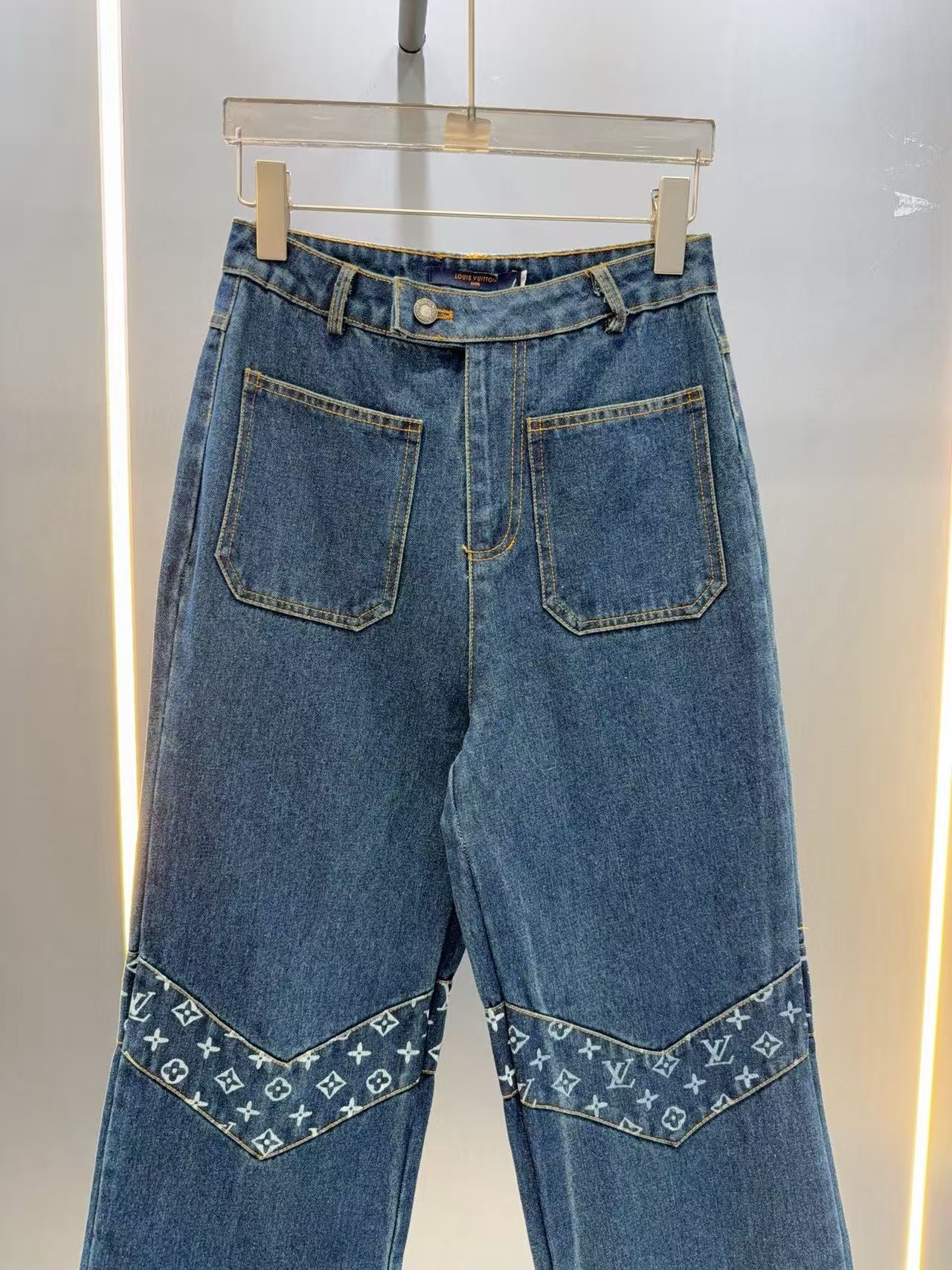 LV2ポケット ストレートレッグ ジーンズ【50％割引+送料無料】