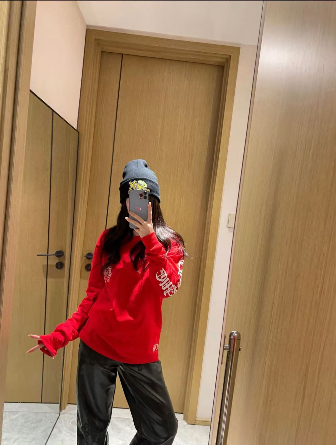 Chr0me Hearts サンスクリット ロングスリーブ Tシャツ【50％割引+送料無料】