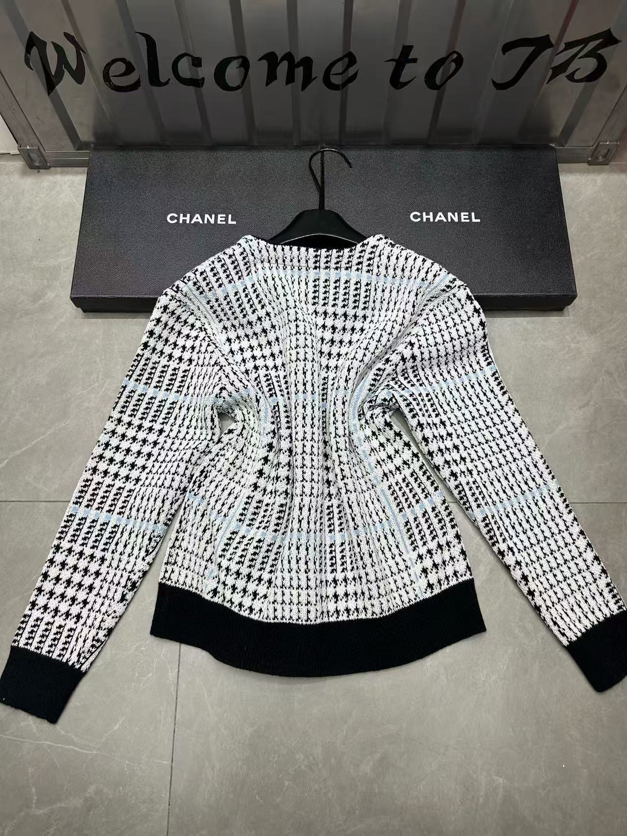 LVハウンドトゥース カーディガン【50％割引+送料無料】