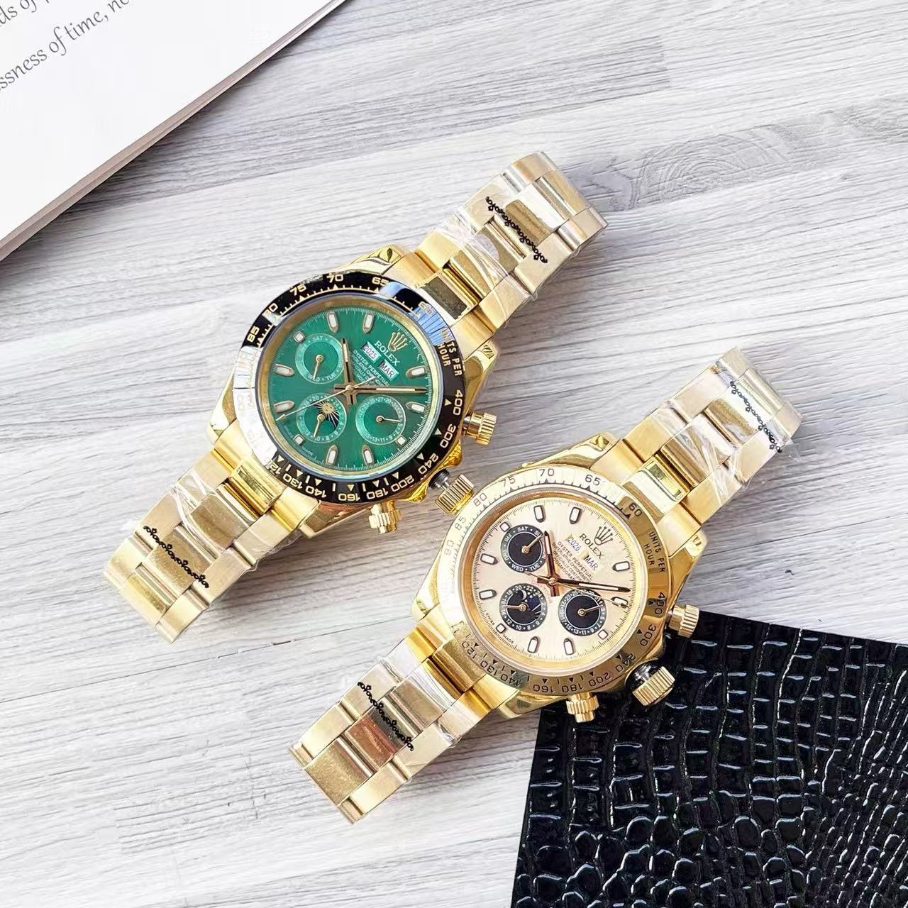 R0LEX デイトナ スチールストラップ ウォッチ【50％割引+送料無料】