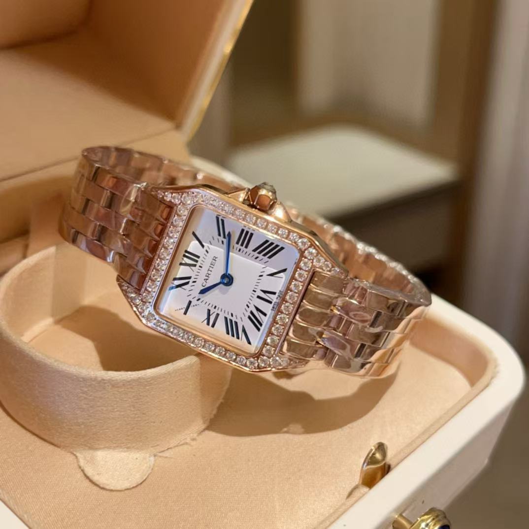 CART1ER ダイヤモンドセット ステンレススチール レディースウォッチ【50％割引+送料無料】