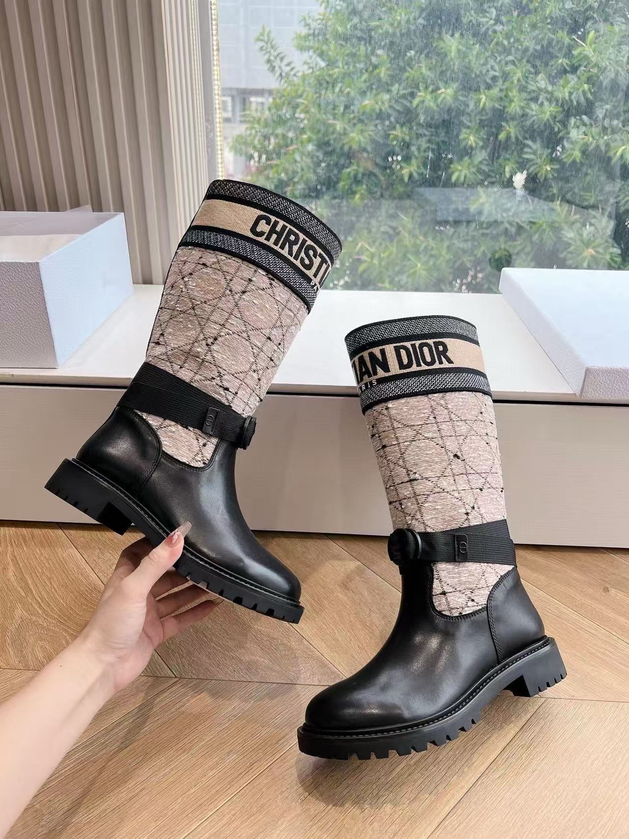 DIORの高品質秋冬用乗馬ブーツ【50％割引+送料無料】