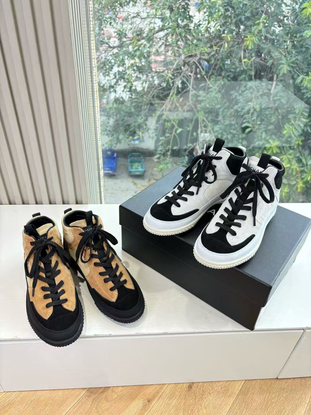 CHANE1 高品質パンダカジュアルハイカットシューズ【50％割引+送料無料】