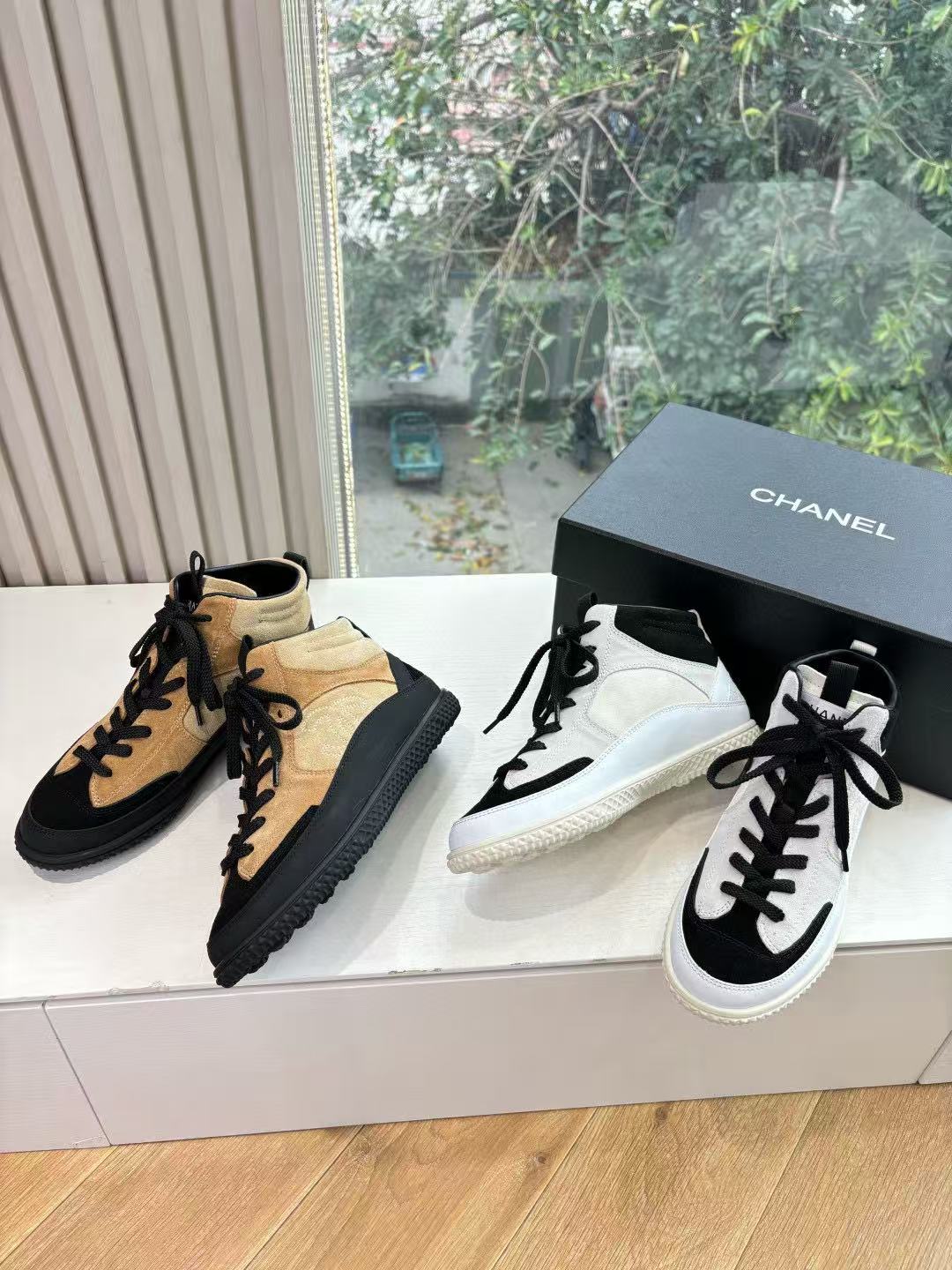 CHANE1 高品質パンダカジュアルハイカットシューズ【50％割引+送料無料】