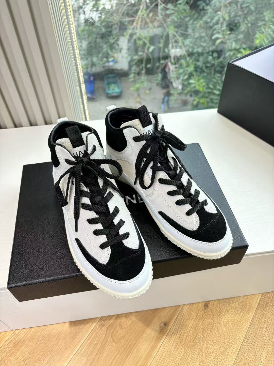 CHANE1 高品質パンダカジュアルハイカットシューズ【50％割引+送料無料】