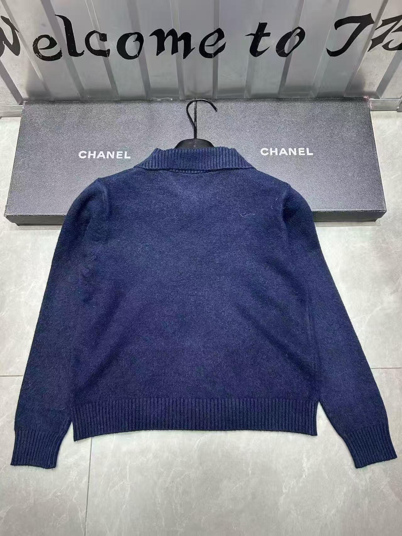 CHANE1 ダブルC ウールセーター【50％割引+送料無料】