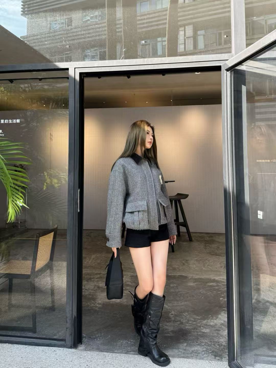 YSL コーデュロイ ラペル ツイード ジャケット【50％割引+送料無料】