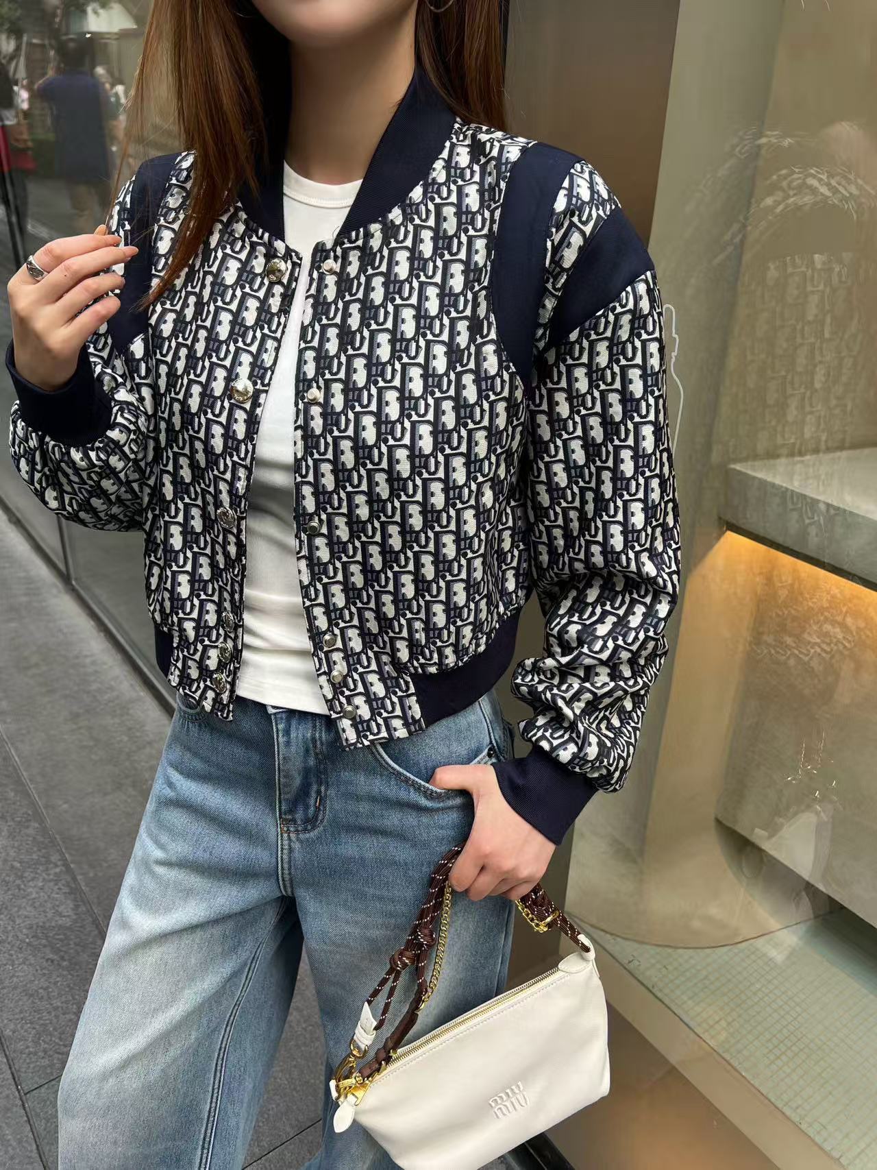 DIOR ジャカード ジャケット【50％割引+送料無料】