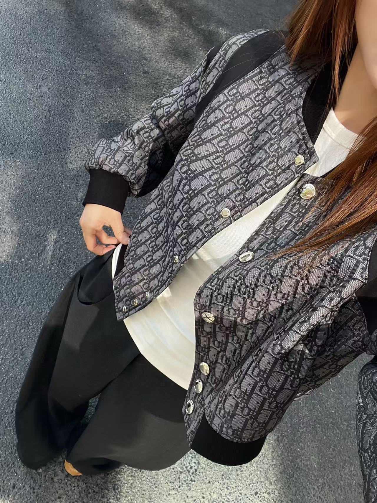 DI0R秋冬ジャカードジャケット【50％割引+送料無料】