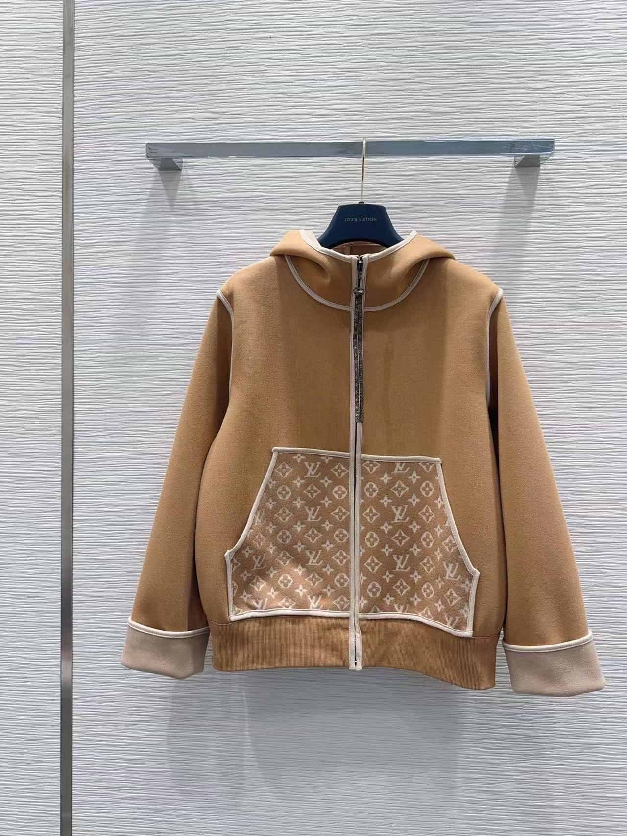 LVフード付きジャケット+パンツのツーピースセット【50％割引+送料無料】