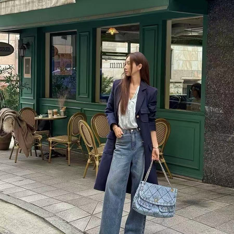 CHANE1 チェーンデニムバッグ【50％割引+送料無料】