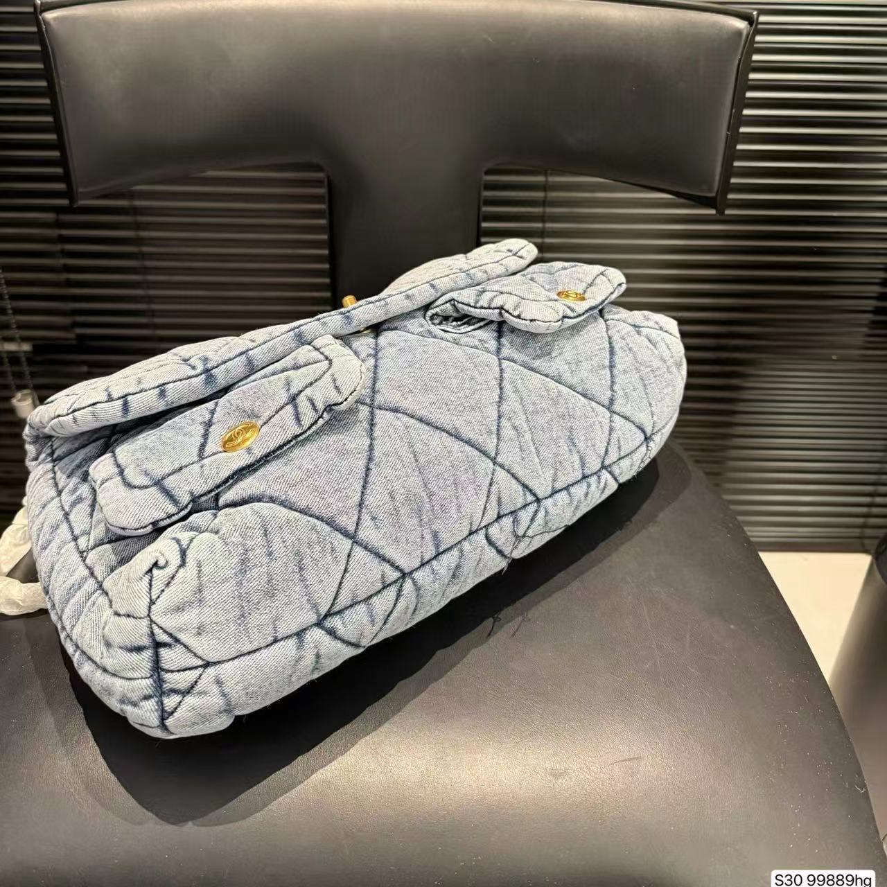 CHANE1 チェーンデニムバッグ【50％割引+送料無料】