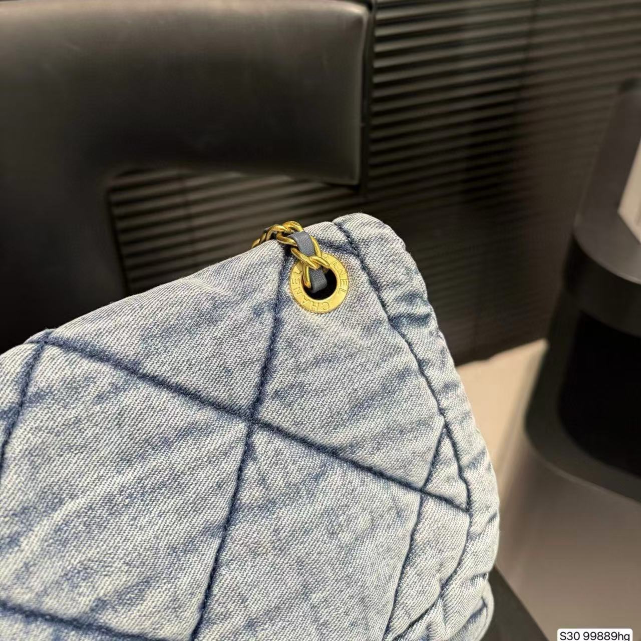 CHANE1 チェーンデニムバッグ【50％割引+送料無料】