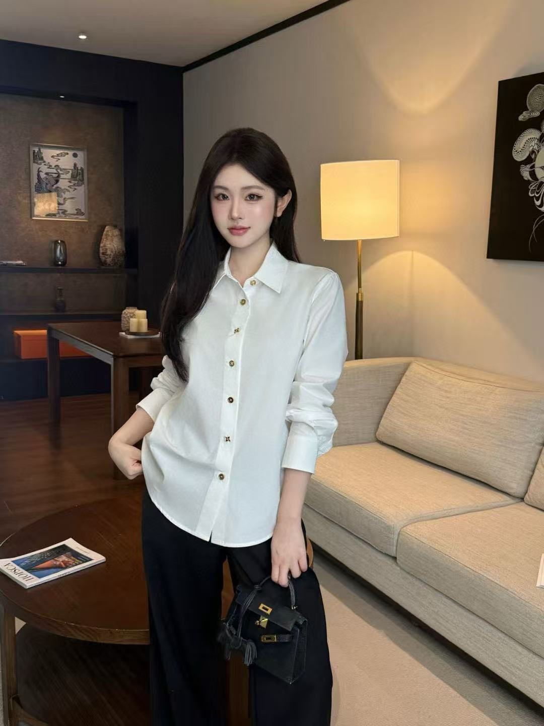 LVミニマリストデニムシャツ【50％割引+送料無料】