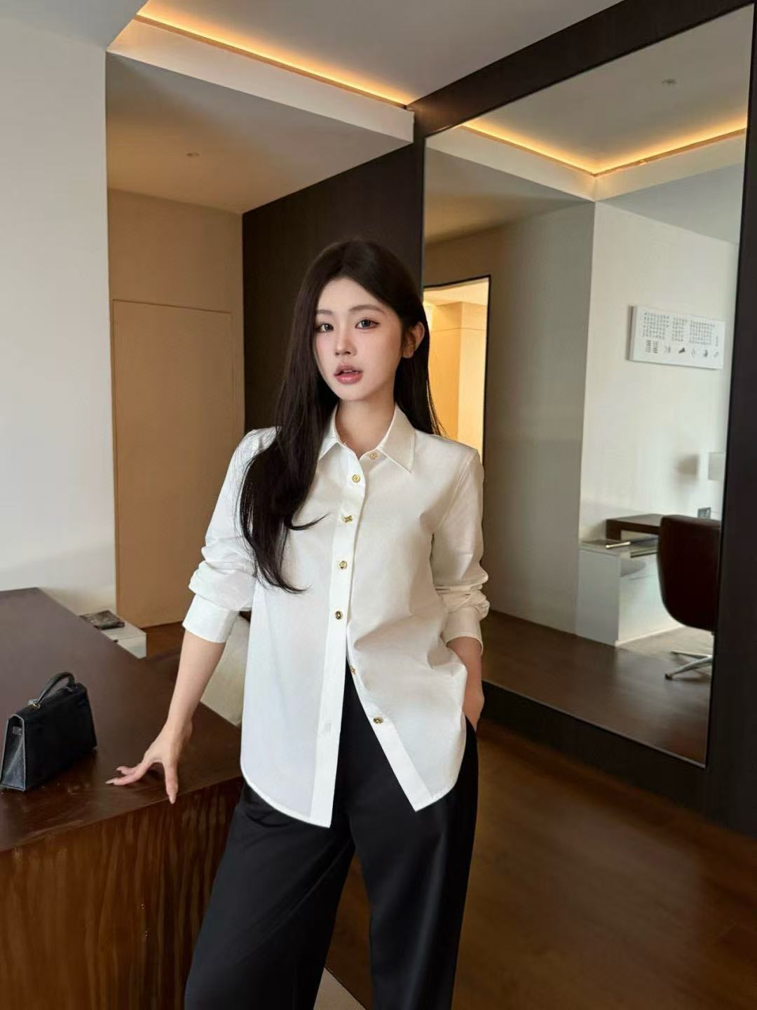 LVミニマリストデニムシャツ【50％割引+送料無料】