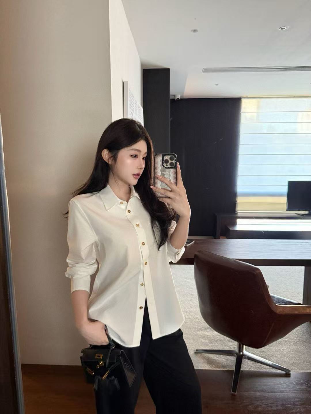 LVミニマリストデニムシャツ【50％割引+送料無料】