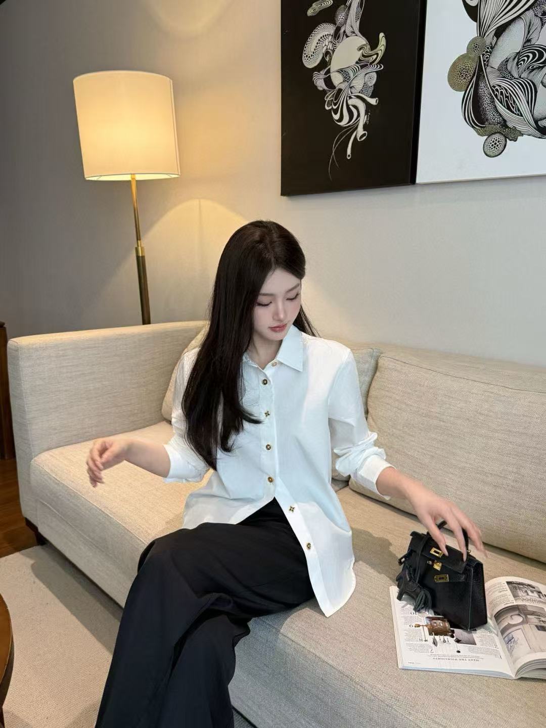 LVミニマリストデニムシャツ【50％割引+送料無料】