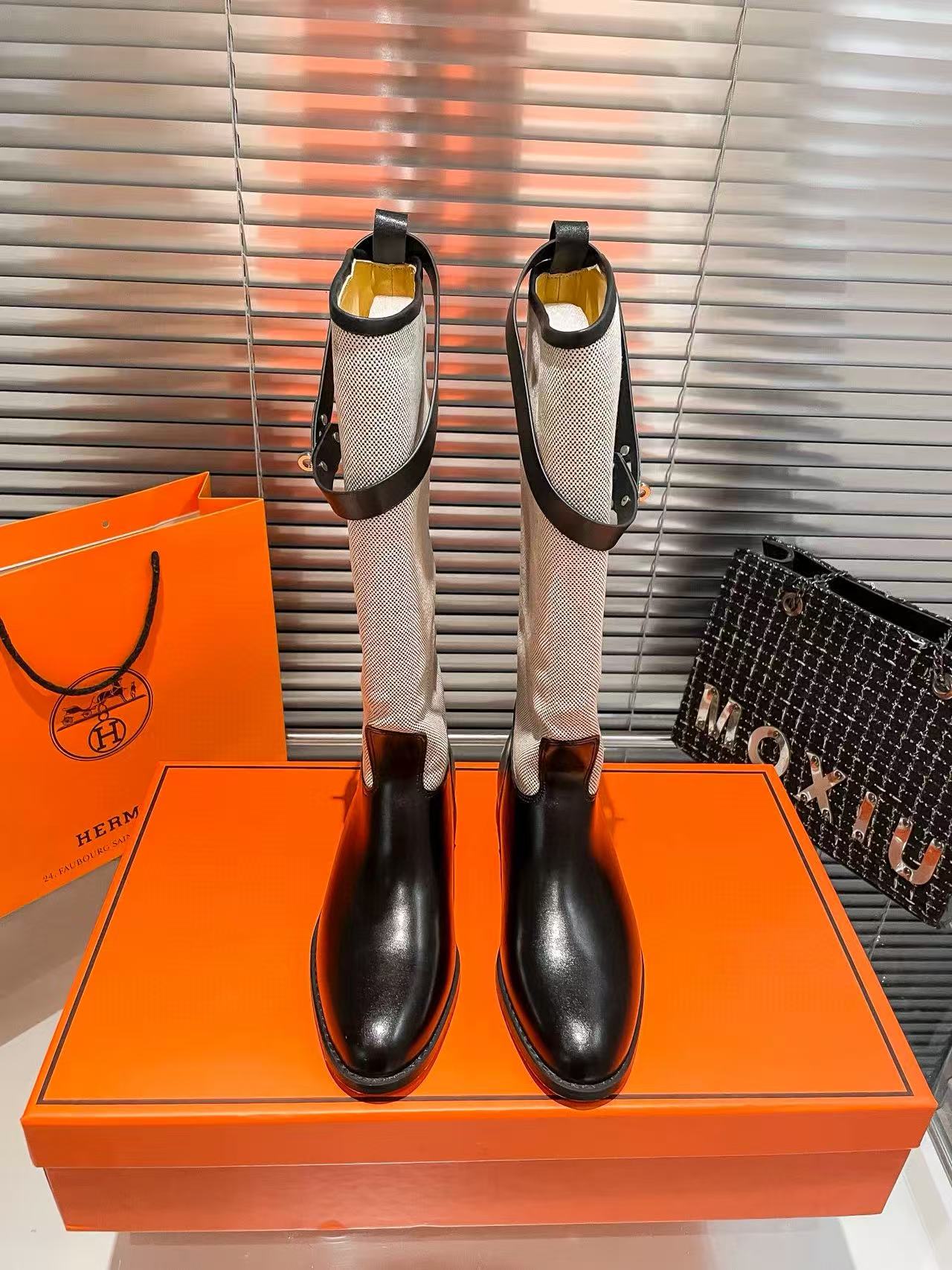HERME5 ミニマリストニーハイブーツ【50％割引+送料無料】