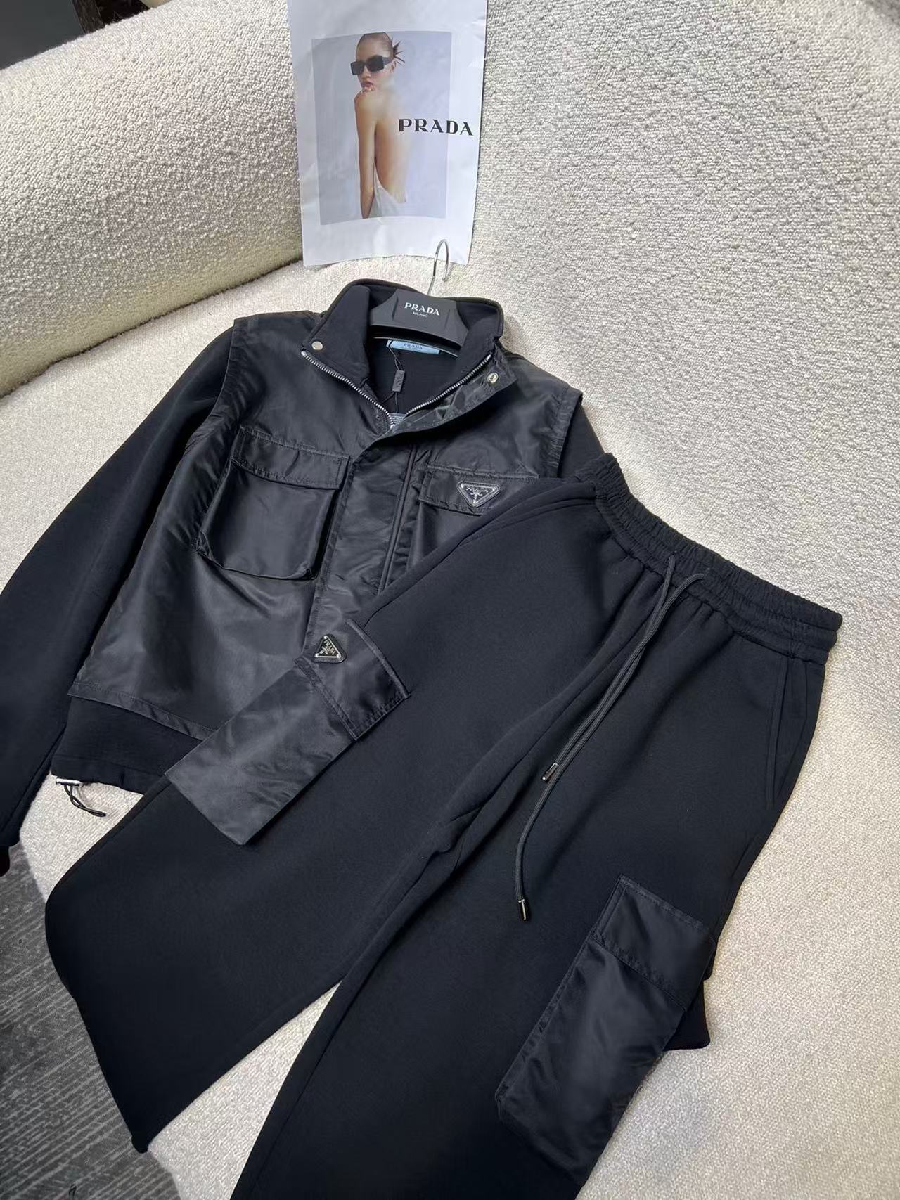 PR4DA ジップアップジャケット+カーゴパンツ ツーピースセット【50％割引+送料無料】