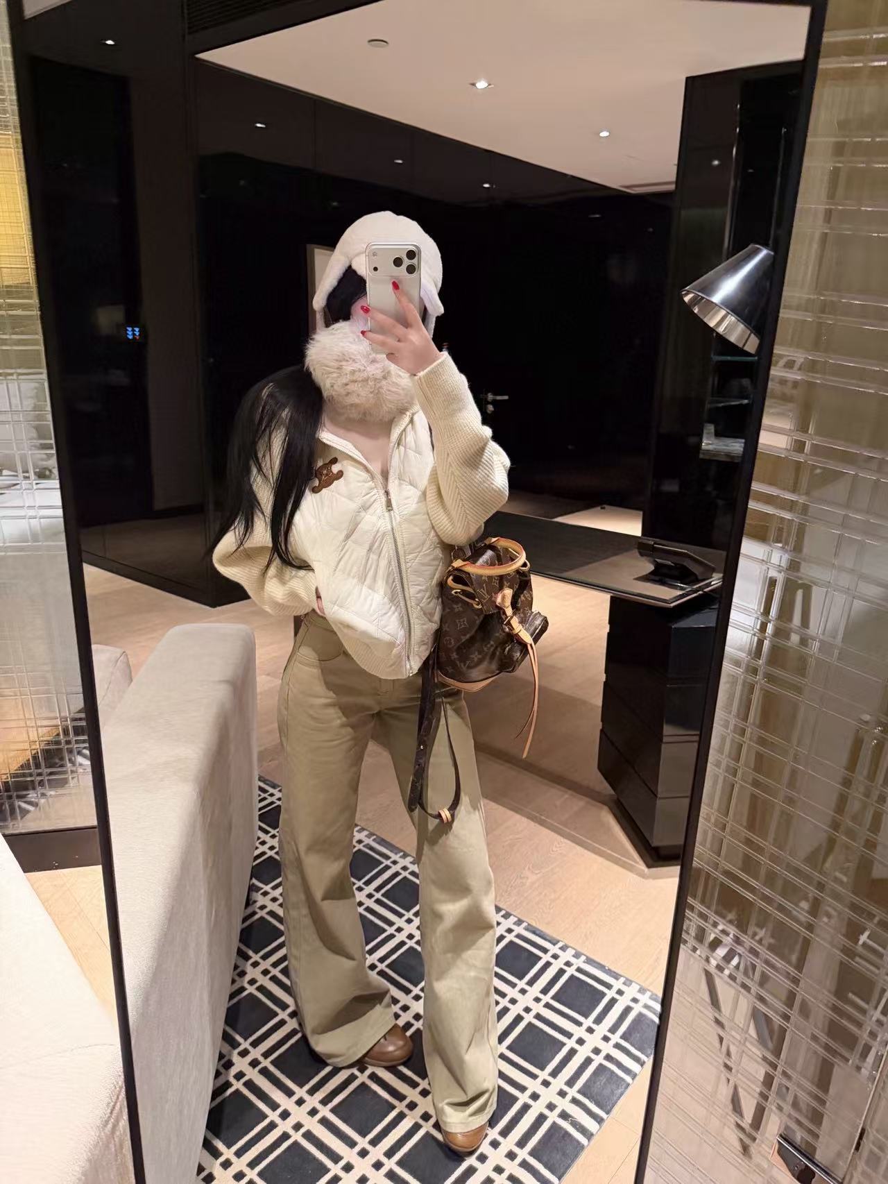 CEL1NE 凱旋門フード付きチェックジャケット【50％割引+送料無料】