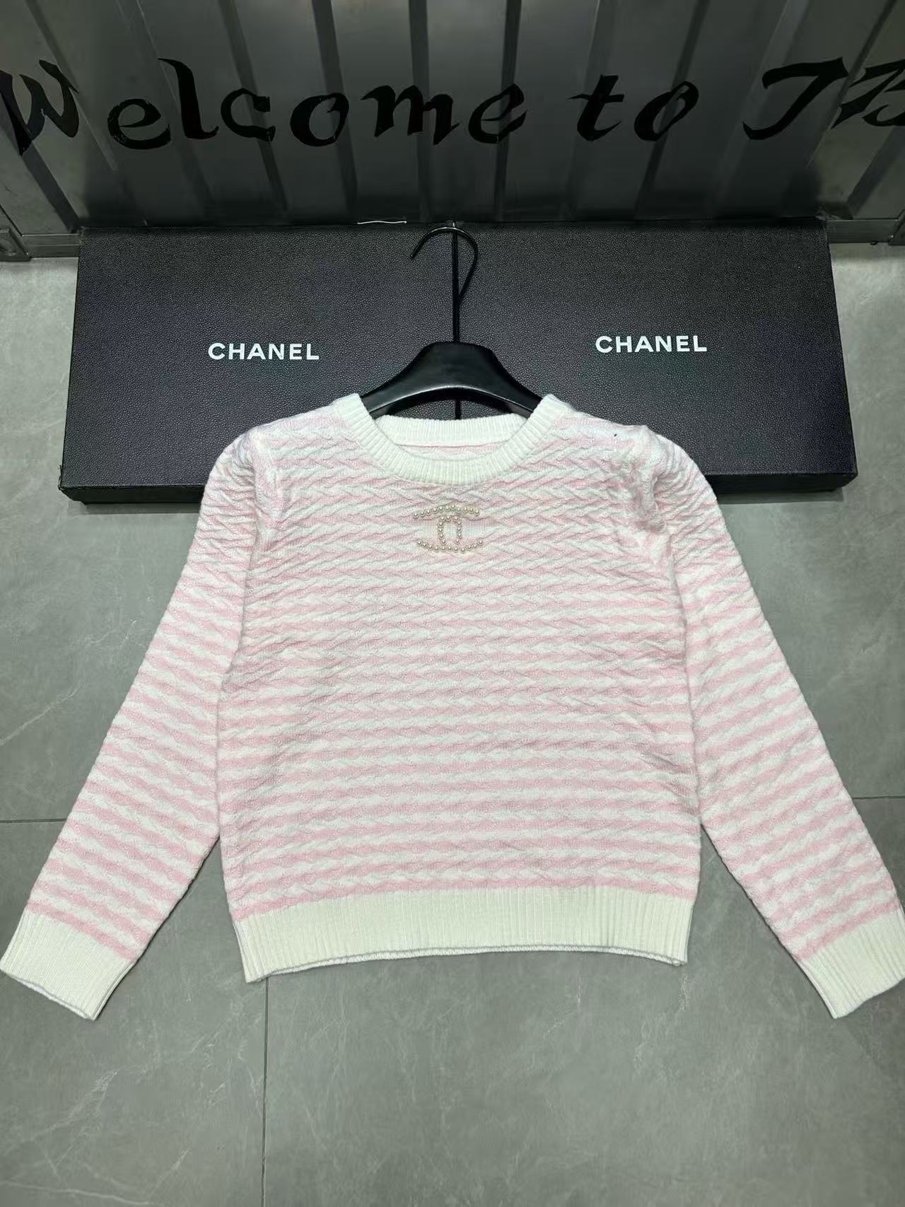 CHANE1 ダブルC パールセーター【50％割引+送料無料】