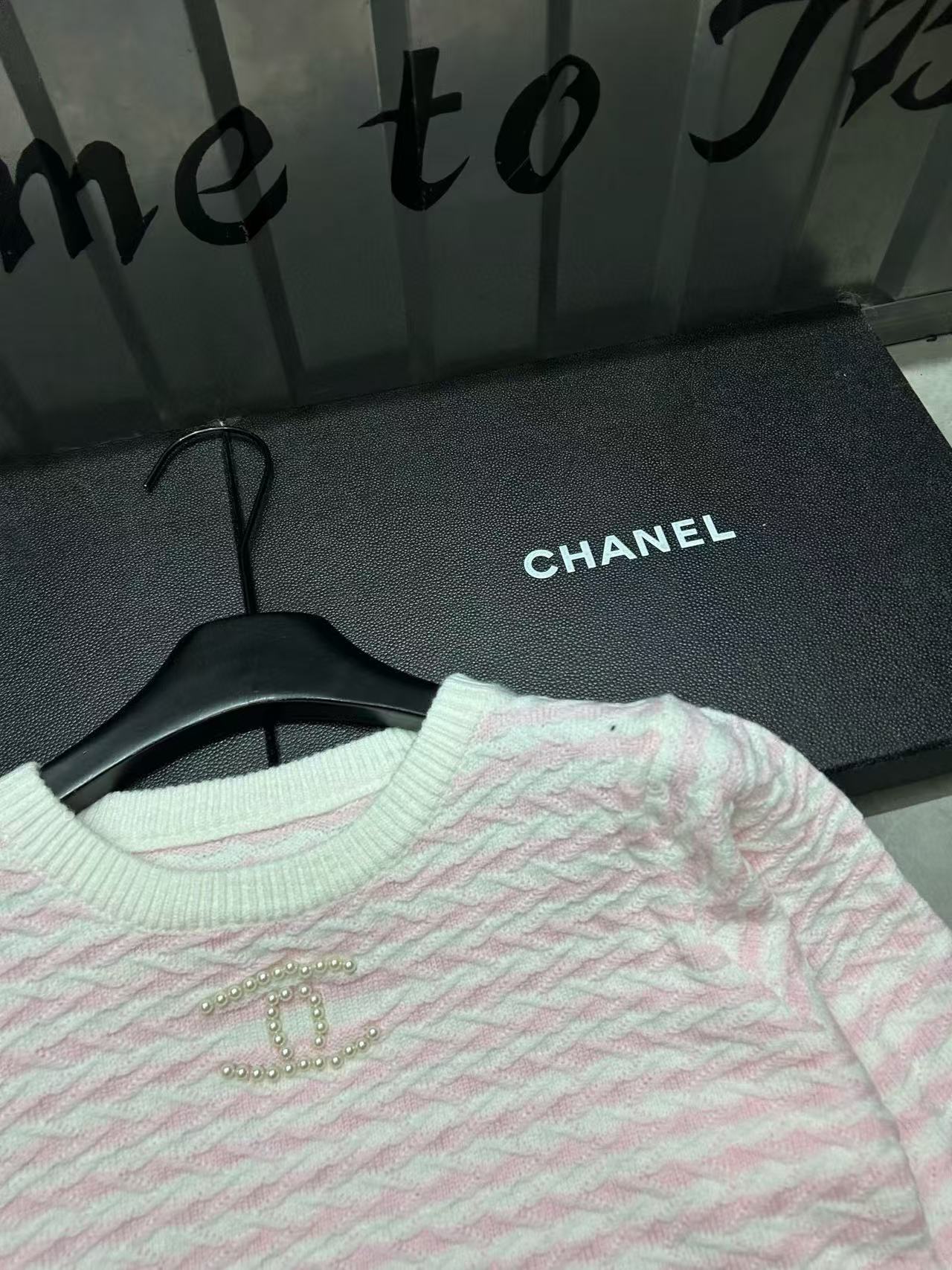 CHANE1 ダブルC パールセーター【50％割引+送料無料】