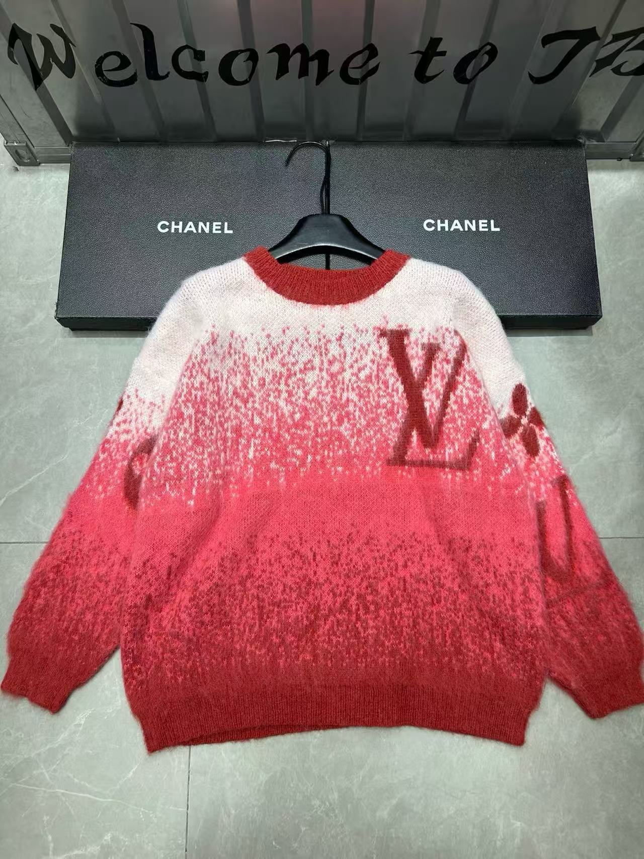 LVグラデーションウールセーター【50％割引+送料無料】