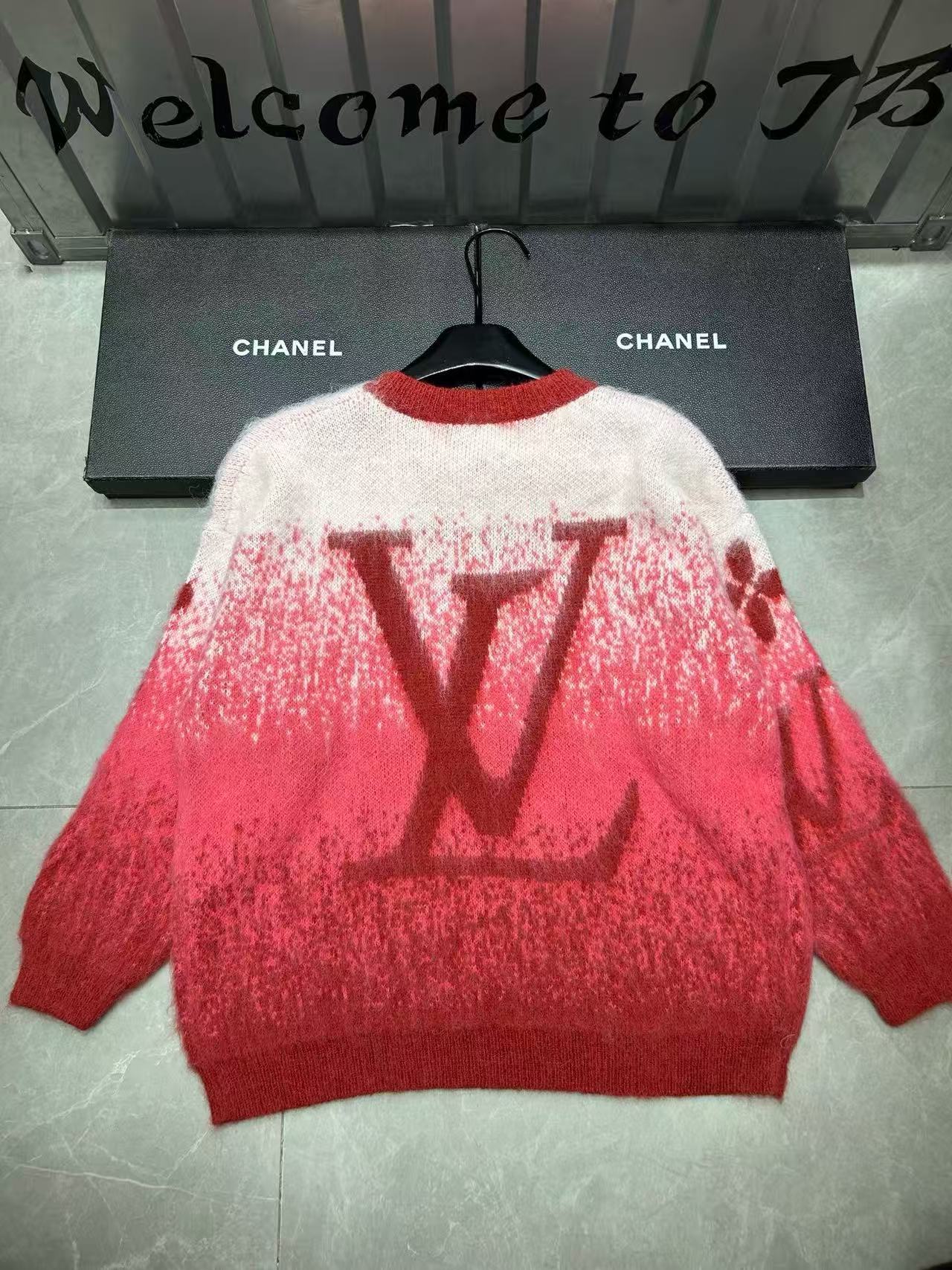 LVグラデーションウールセーター【50％割引+送料無料】