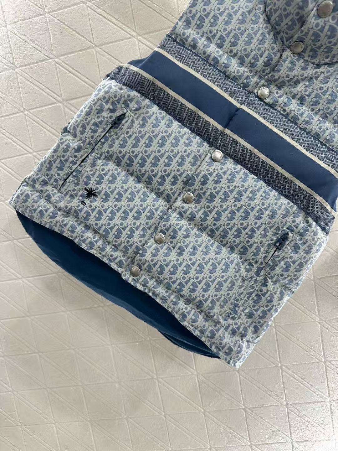 DIOR ジャカード ダウンベスト【50％割引+送料無料】