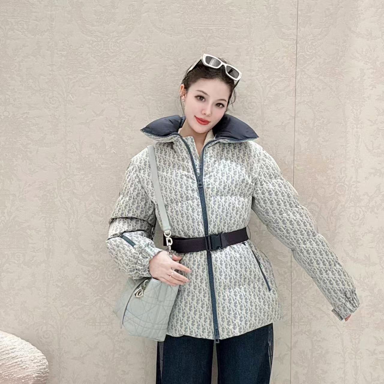 DIOR ジャカード ダウンジャケット【50％割引+送料無料】