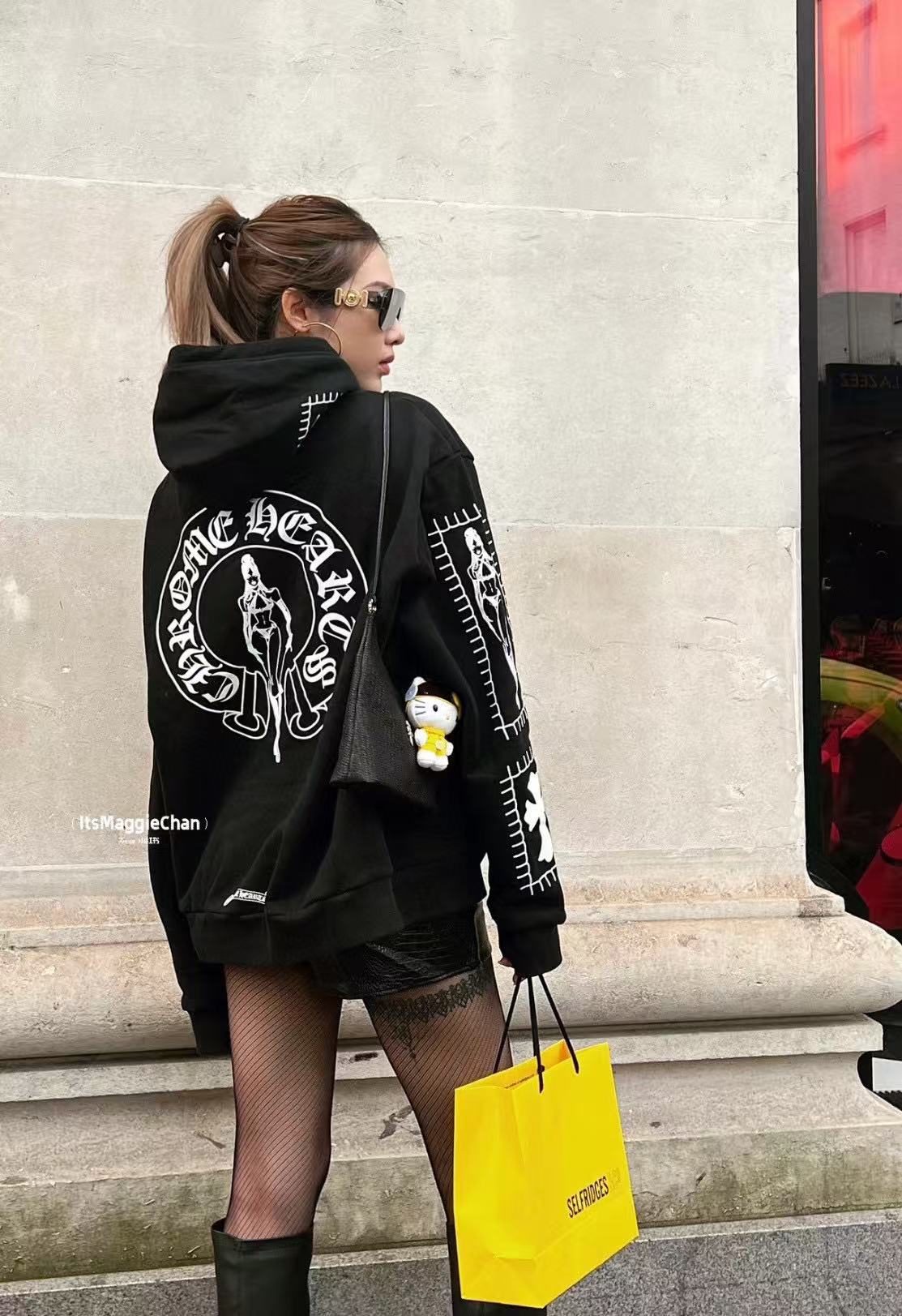 Chr0me Hearts フード付きフリースジャケット【50％割引+送料無料】