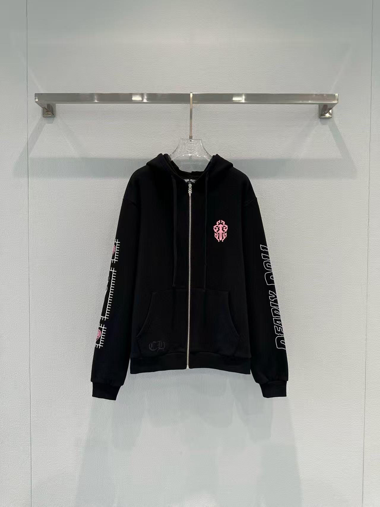 Chr0me Hearts フード付きフリースジャケット【50％割引+送料無料】