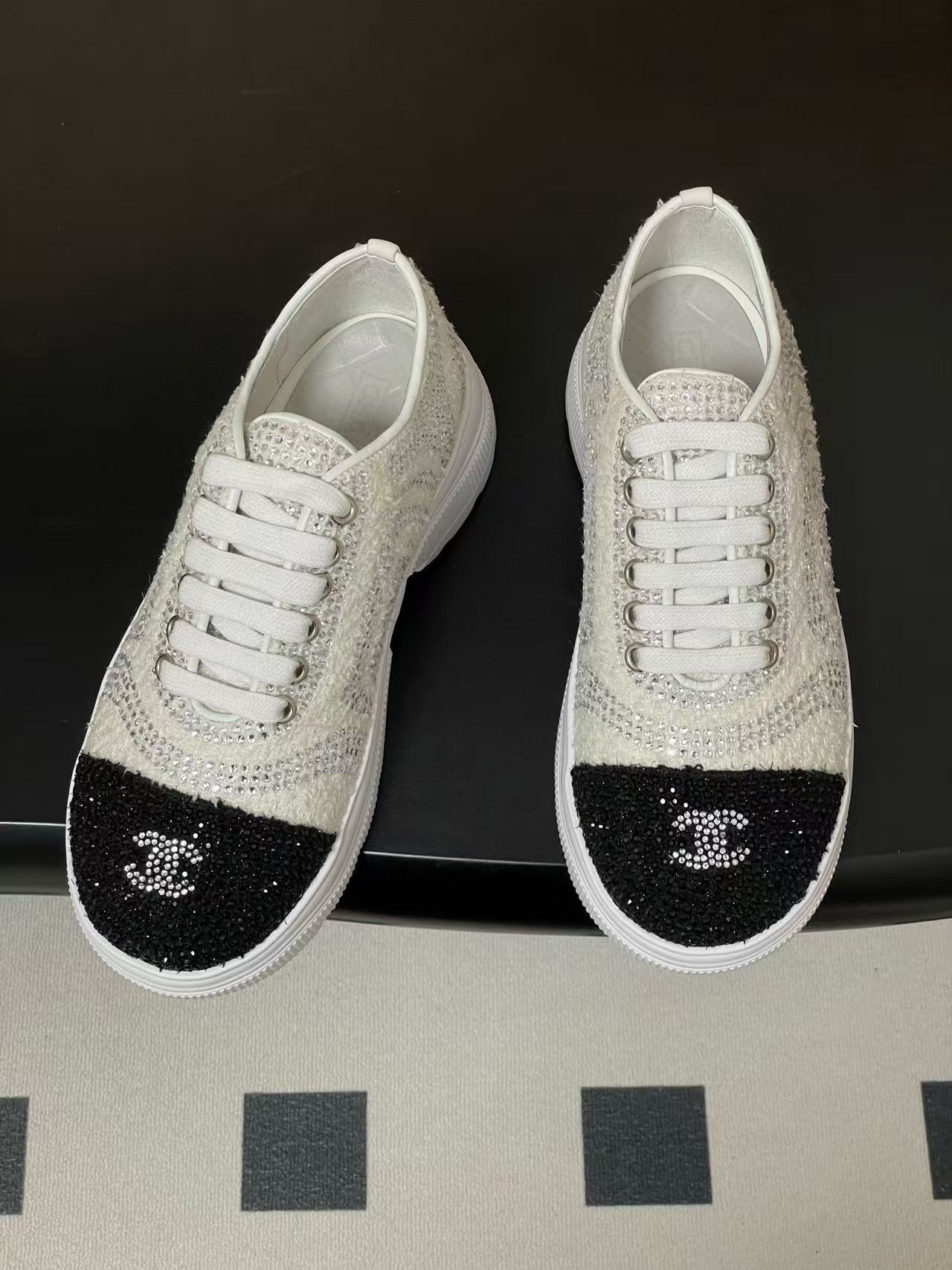 CHANE1 高品質ラインストーンプラットフォームカジュアルシューズ【50％割引+送料無料】