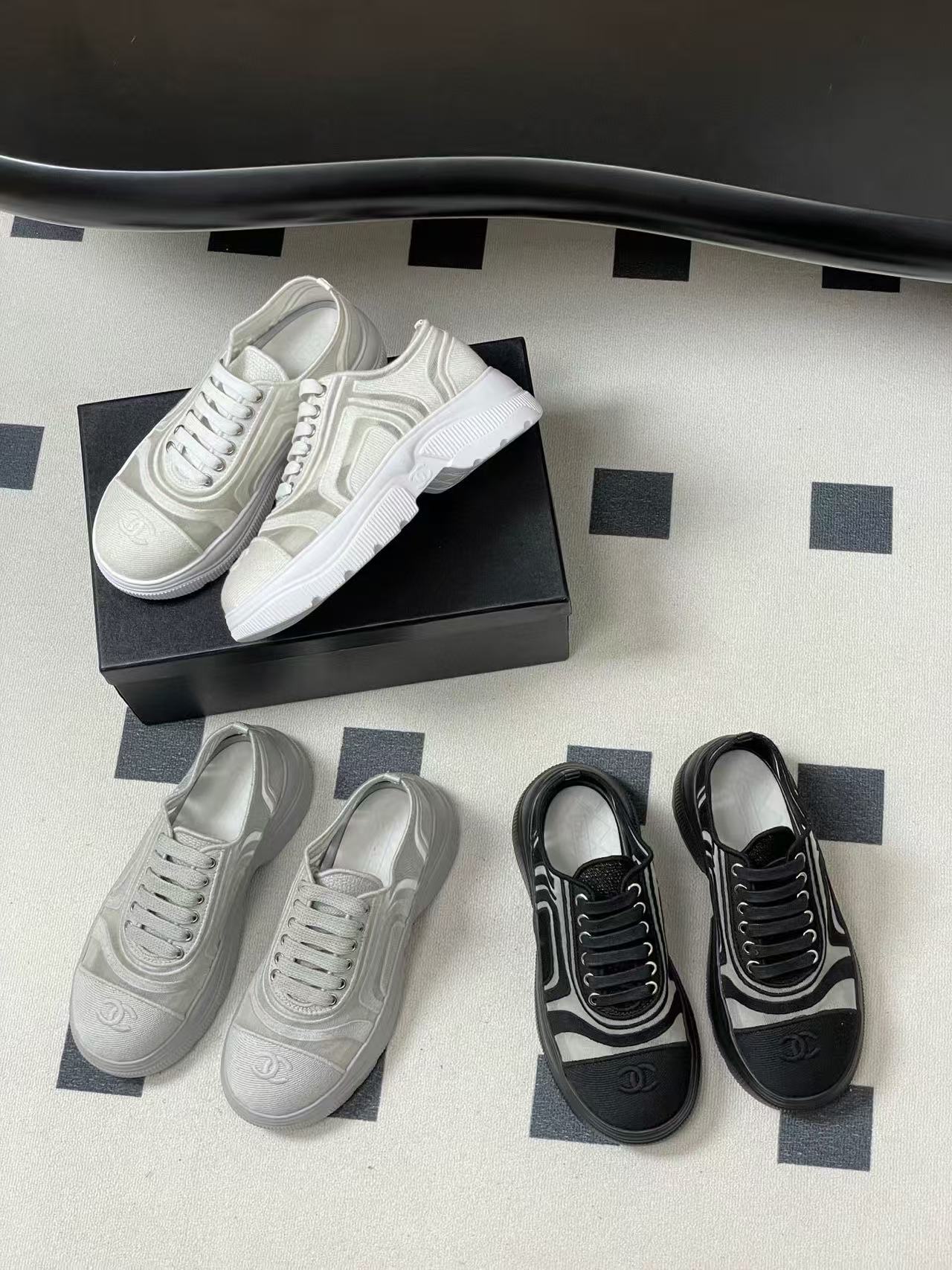 CHANE1 高品質厚底スニーカー【50％割引+送料無料】