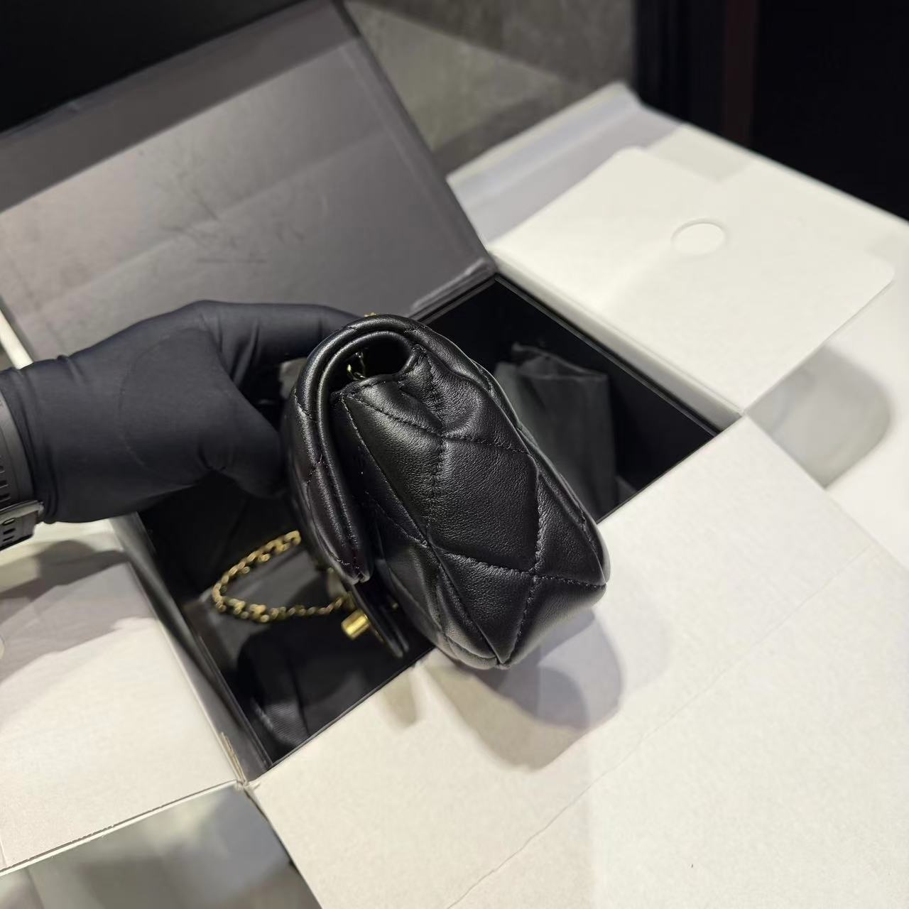 CHANE1 パールチェーンバッグ【50％割引+送料無料】